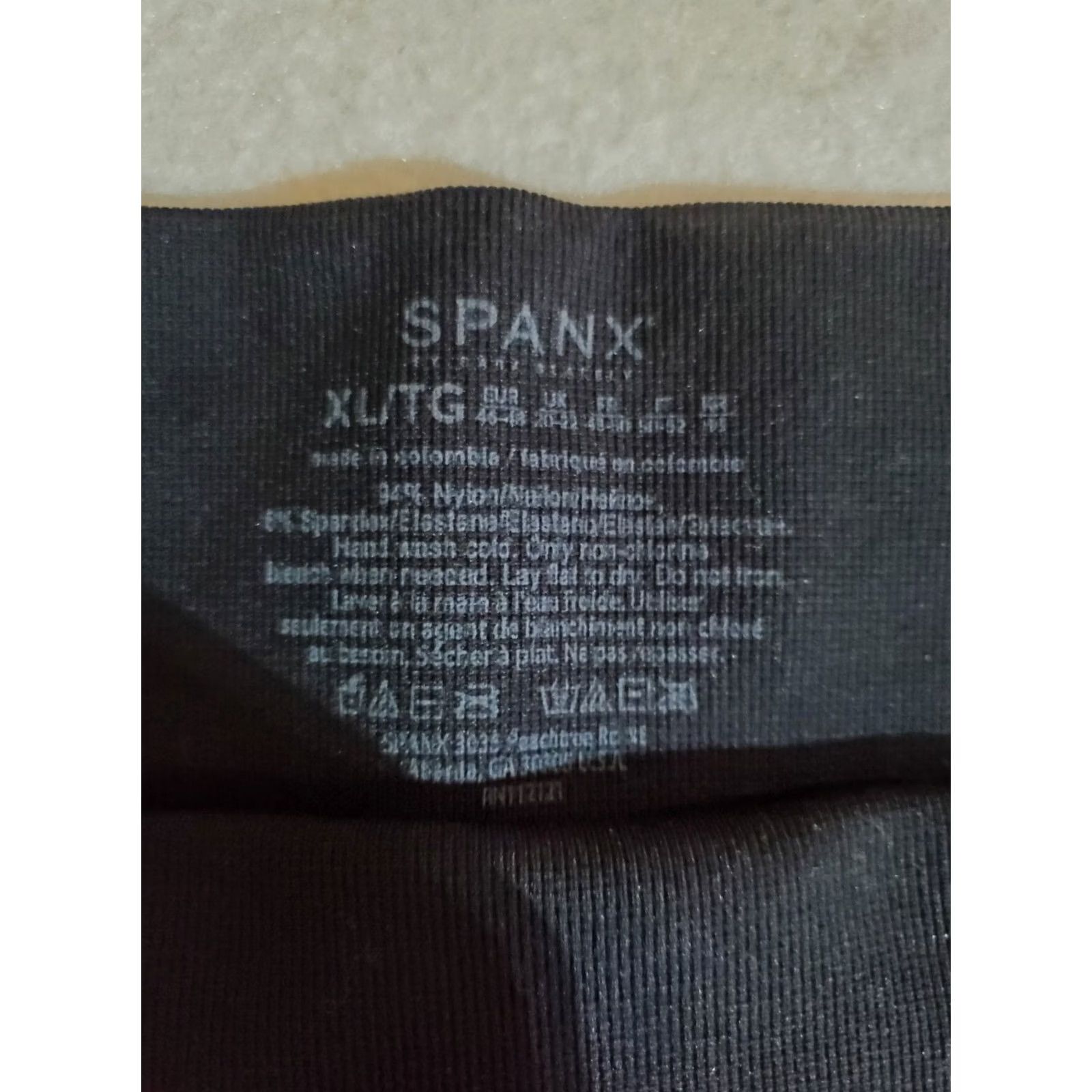 Spanx SPANX Women's Black Nylon Blend Leggings Size XLarge Size 40" / US 18 - 4 Thumbnail