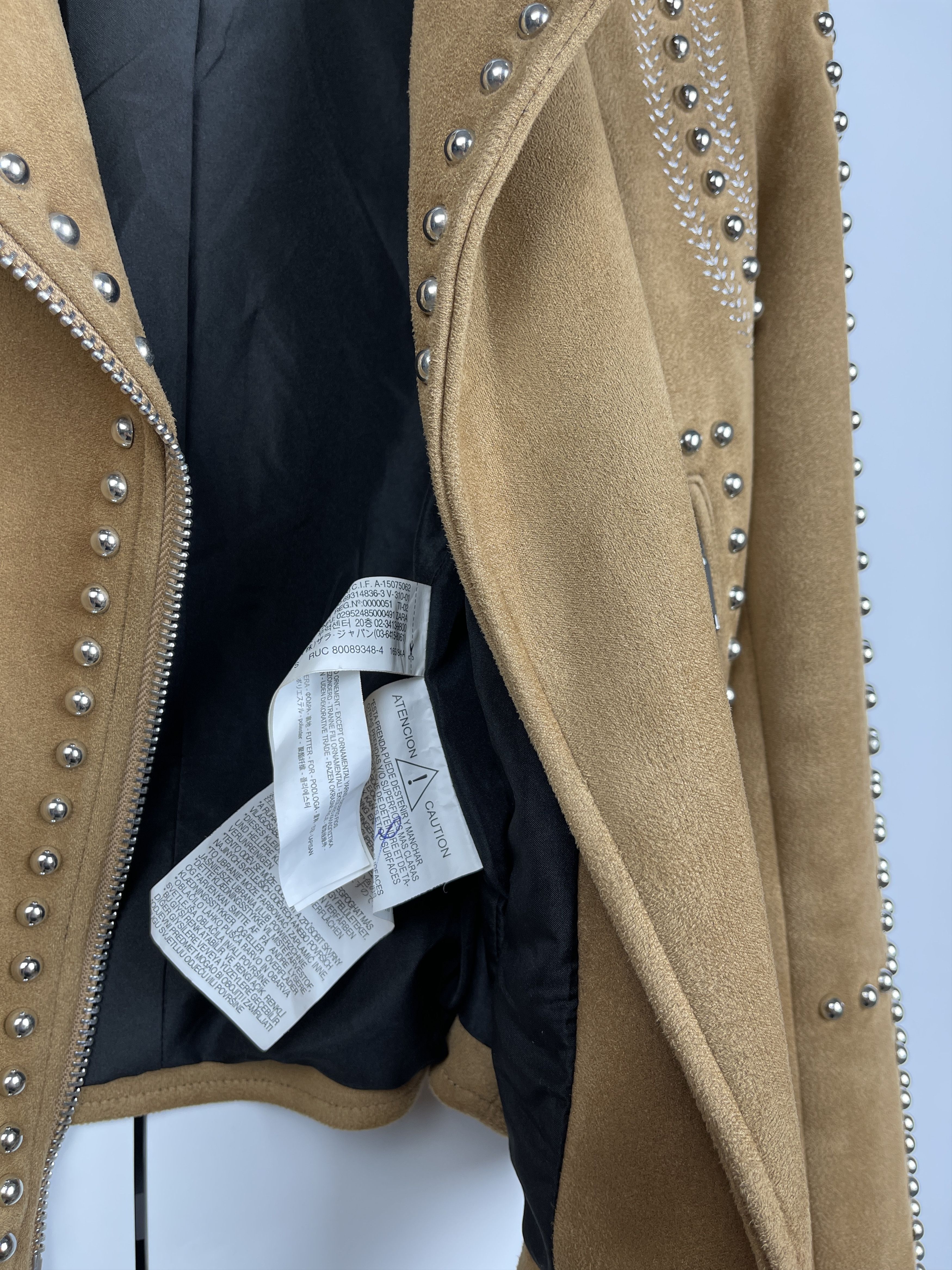 Zara Zara Moto Biker Jacket Size S / US 4 / IT 40 - 7 Thumbnail