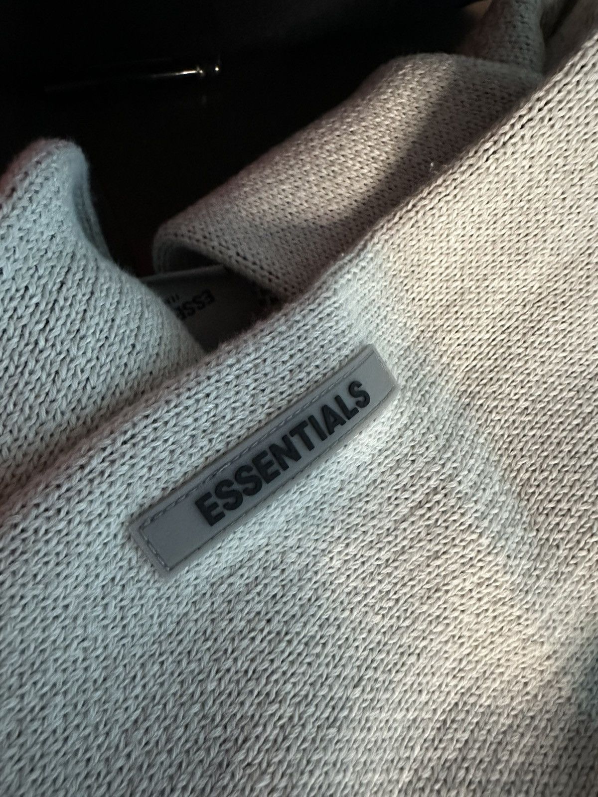 Essentials × Fear of God FOG Essentials knit pullover hoodie Oatmeal Beige Cream Size US M / EU 48-50 / 2 - 9 Thumbnail