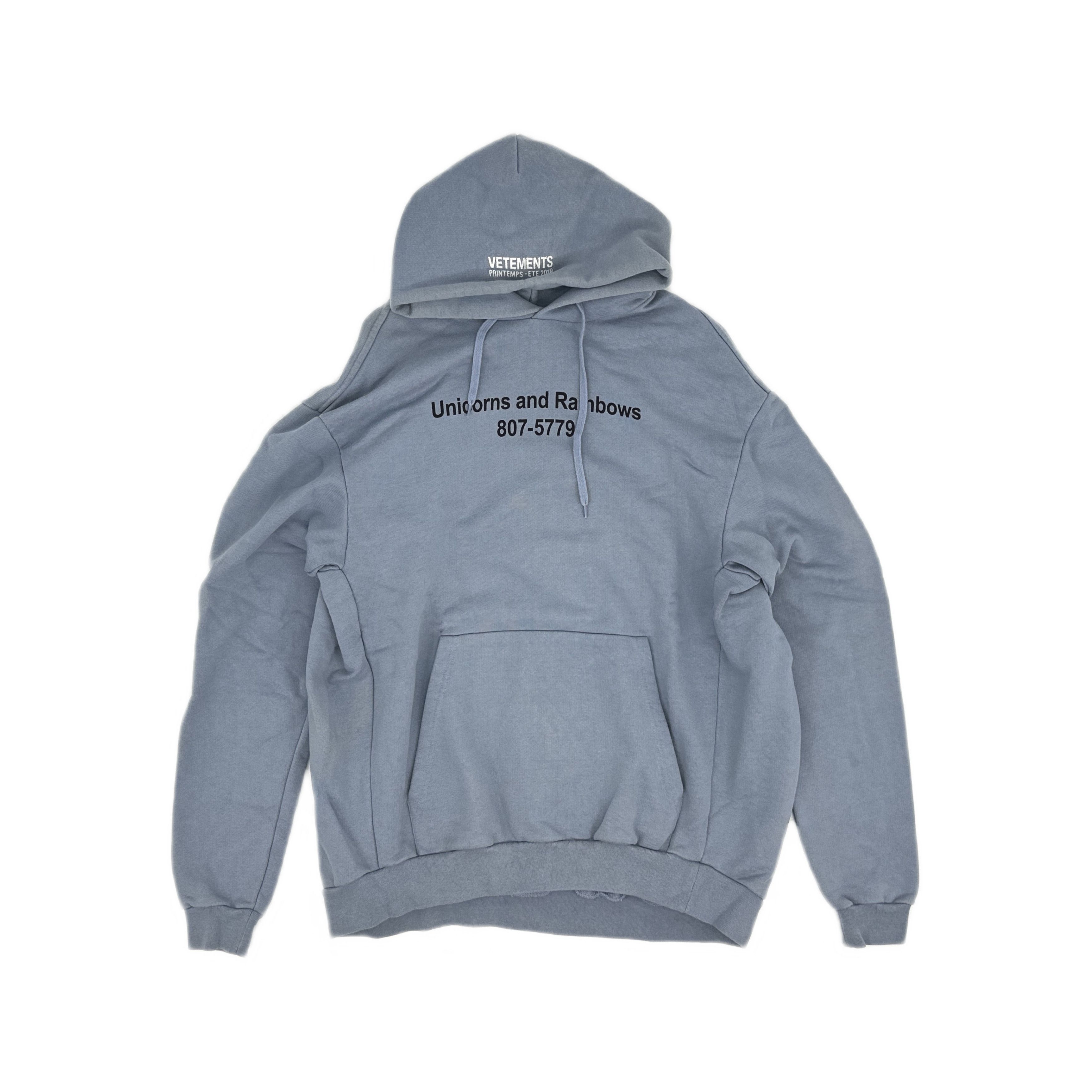 Vetements Vetements Unicorns and Rainbows Hoodie Size S Size S / US 4 / IT 40 - 1 Thumbnail