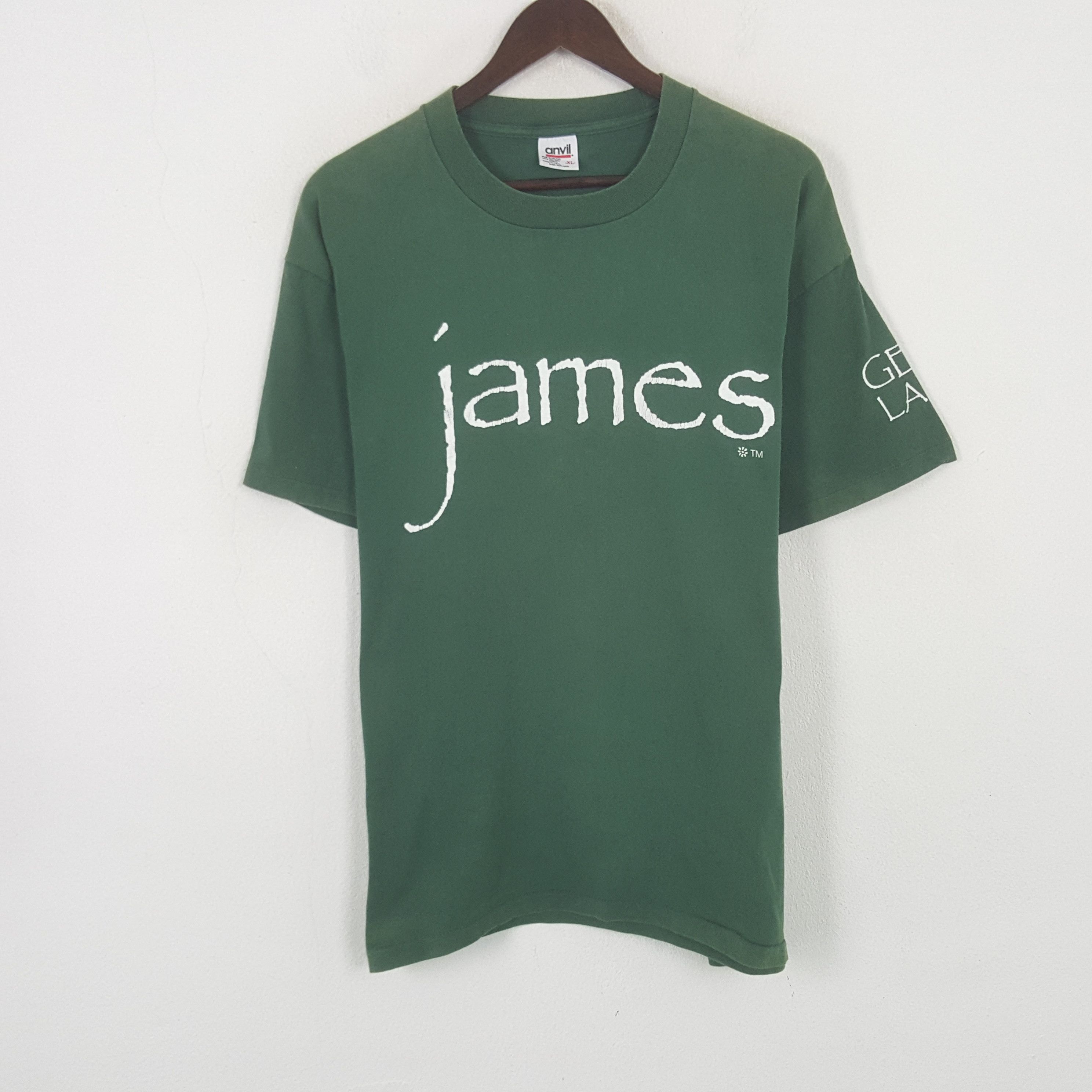 Band Tees Vintage James American Rock Band Tshirt Size US L / EU 52-54 / 3 - 1 Thumbnail