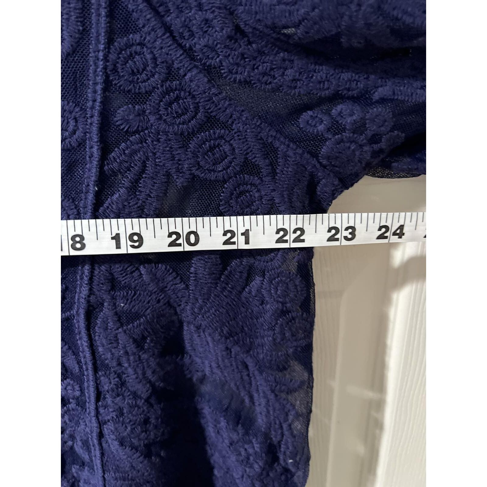 & Other Stories Emma WOMENS EMB TOP ECLIPSE Blue Size 1X A001775 Size 4XL / US 24-26 - 3 Thumbnail