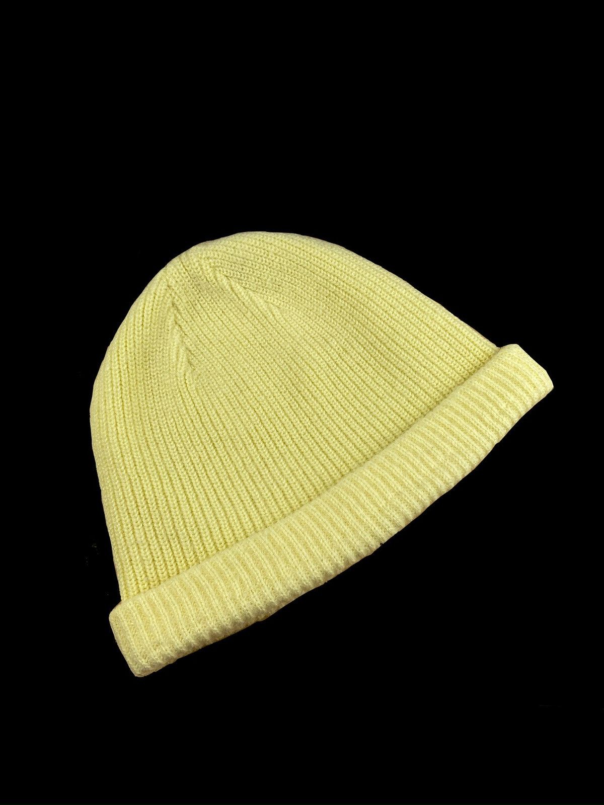 Lacoste × Vintage LACOSTE 80s KNITTED BEANIE HAT LOGO MADE IN FRANCE ONE SIZE Size ONE SIZE - 4 Thumbnail