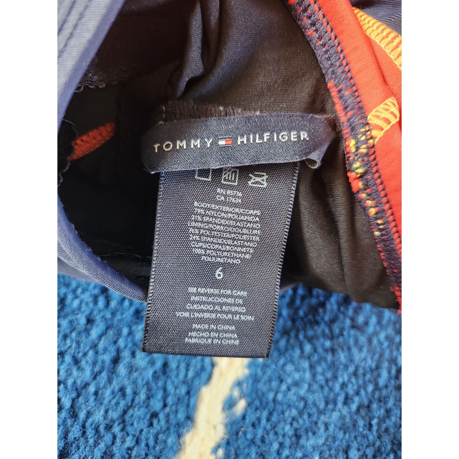 Tommy Hilfiger Tommy Hilfiger Women's Strapless Swim Suit 6 Size M / US 6-8 / IT 42-44 - 6 Thumbnail