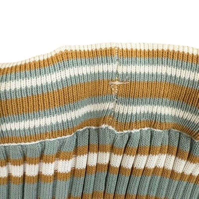 Club Monaco Club Monaco Striped Ribbed Skirt in Blue/Yellow, Size XS Size 25" / US 0 / IT 36 - 9 Thumbnail