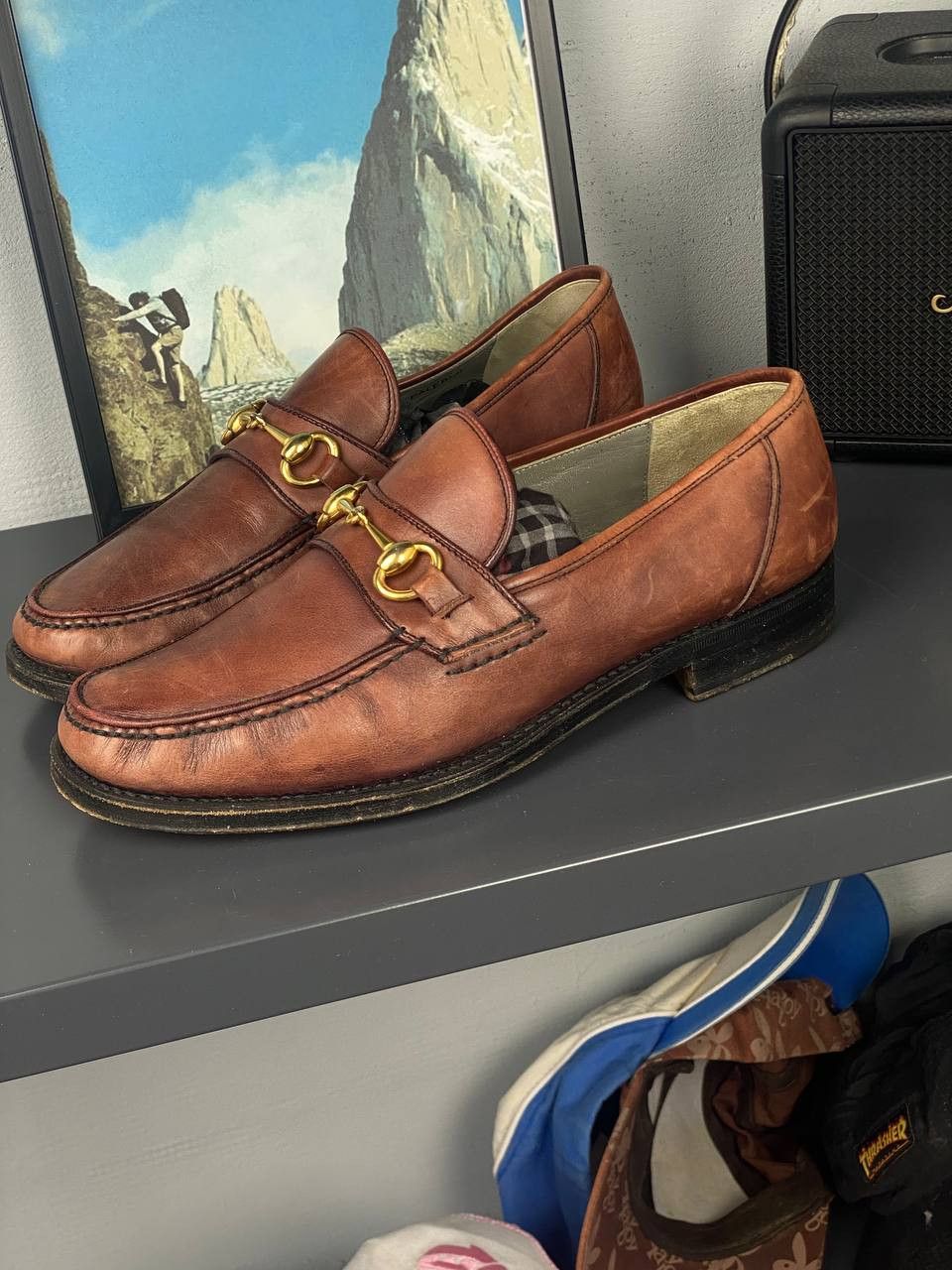 Church's Handmade Churchs gold horsebit loafers, Made in Italy Size US 8 / EU 41 - 7 Thumbnail
