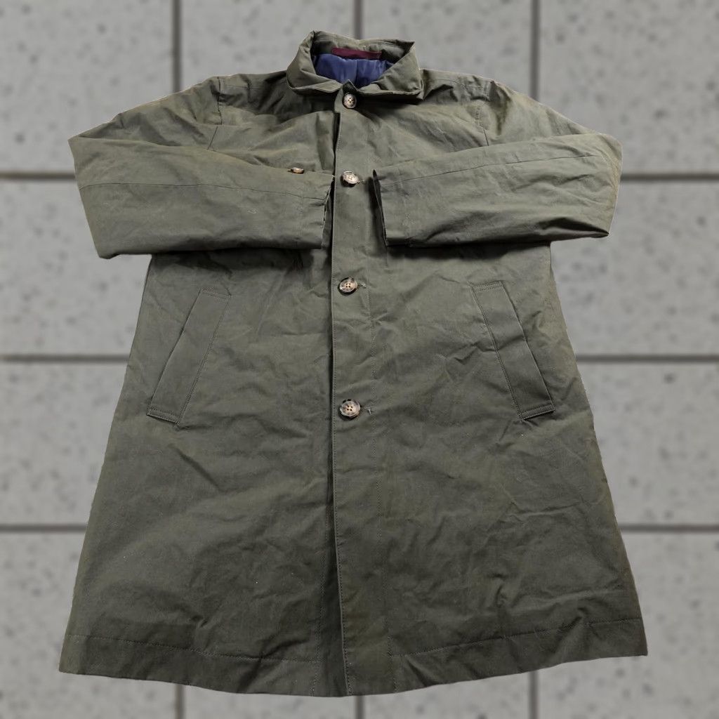 Bonobos Bonobos Coat Mens S Green Insulated Lined Cotton Blend Overcoat Size US S / EU 44-46 / 1 - 1 Thumbnail