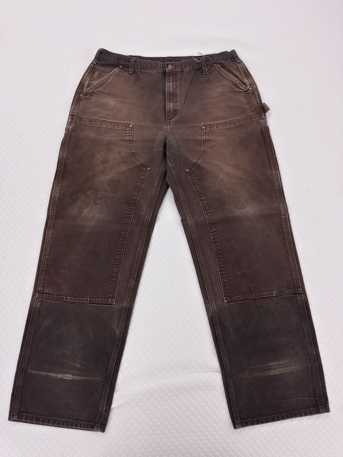 Carhartt vintage faded carhartt double knees Size US 40 / EU 56 - 1 Thumbnail