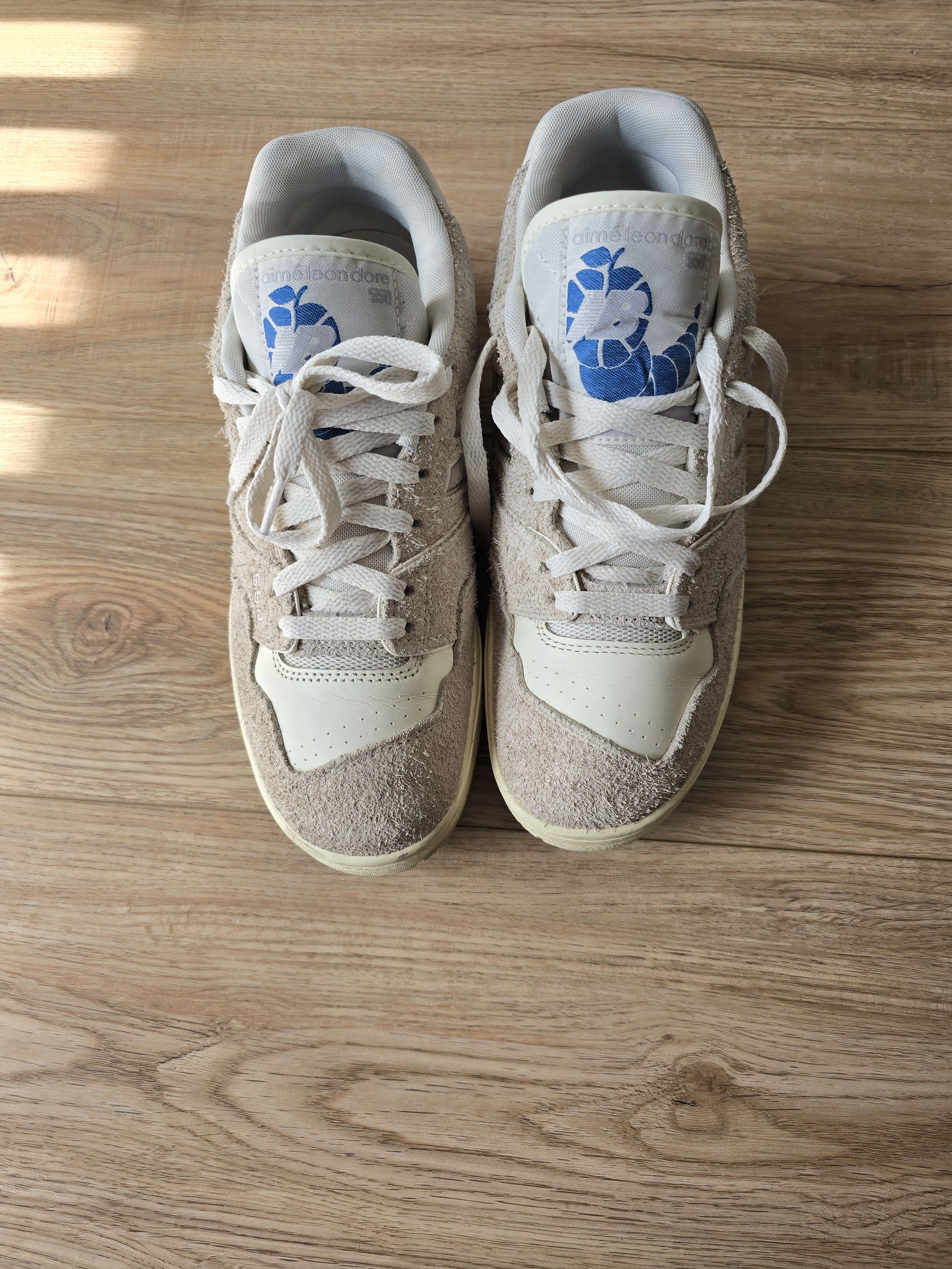 Aime Leon Dore × New Balance Aime Leon Dore New Balance 550 Grey Suede Size US 9 / EU 42 - 4 Thumbnail