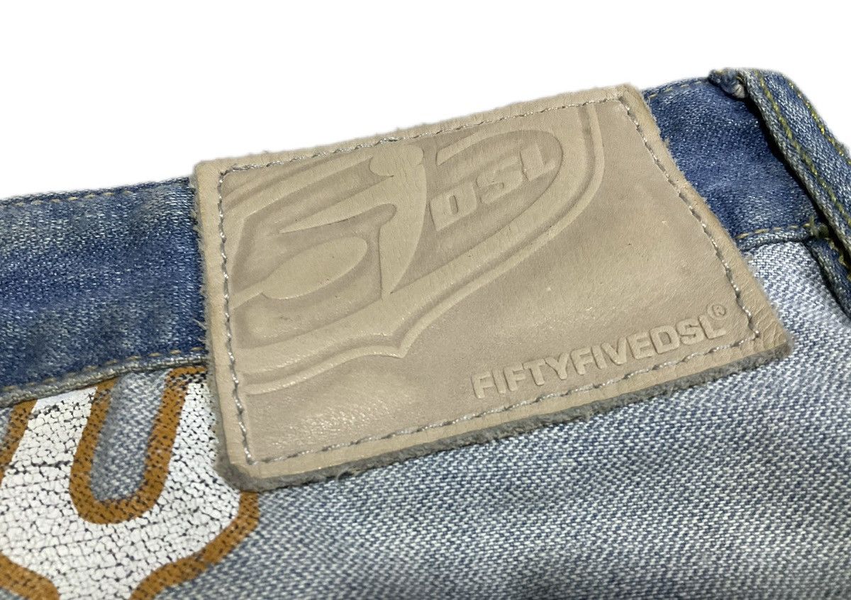 Diesel × Hysteric Glamour × Jean 🔥Sick Y2K 55 DSL Baggy Denim Distressed Size US 30 / EU 46 - 5 Thumbnail