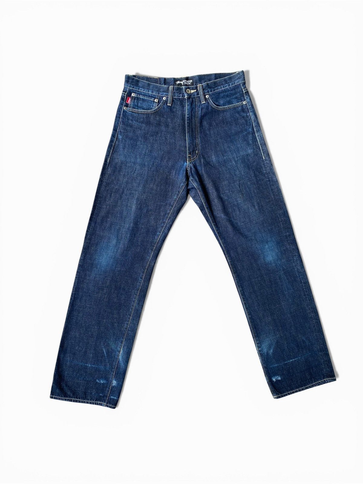 Stussy Vintage 00’s stussy Distressed spell out Jeans Size US 30 / EU 46 - 6 Thumbnail