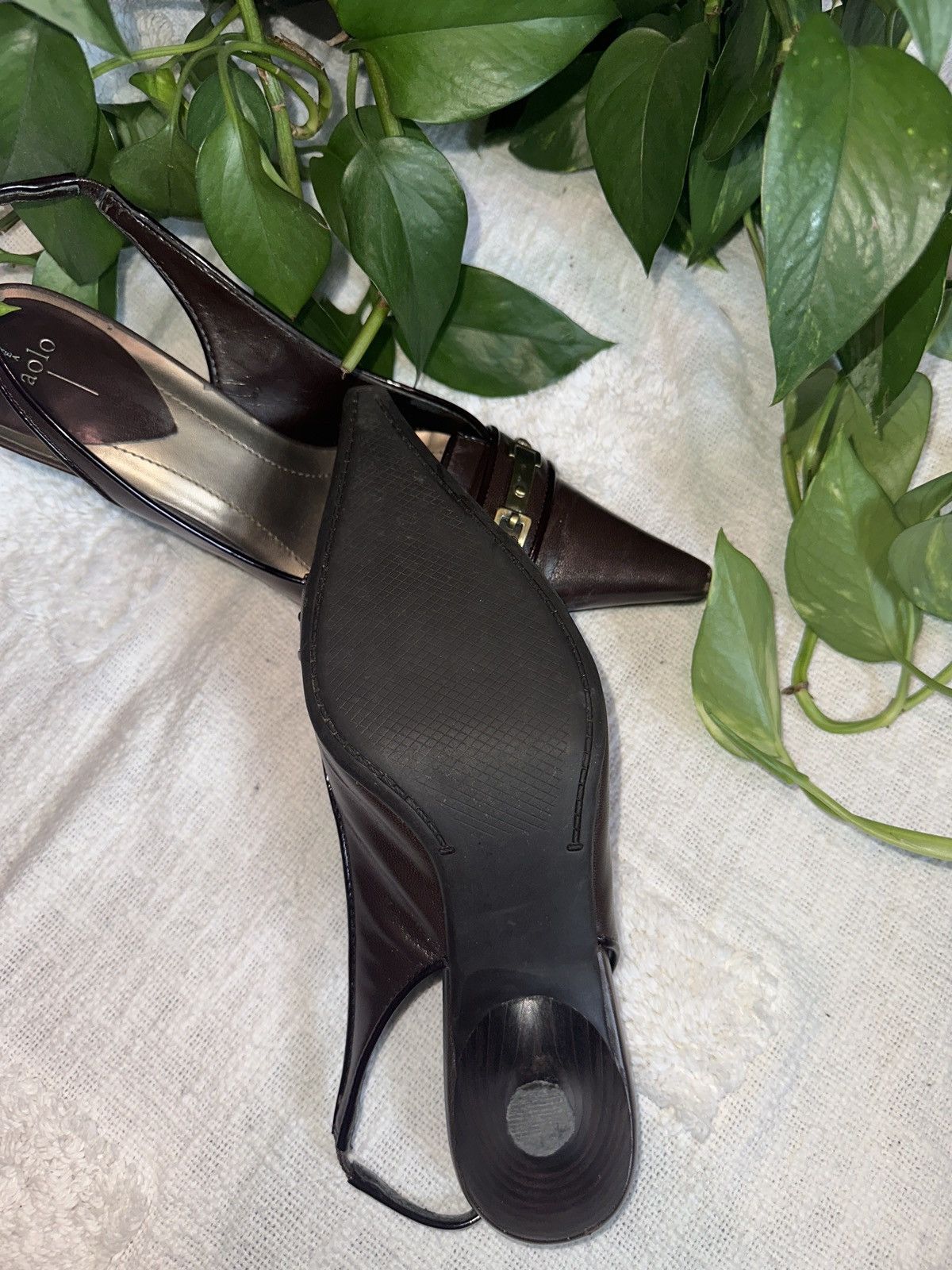 Vintage Linea Paolo Kitten Heels Size US 8 / IT 38 - 2 Thumbnail