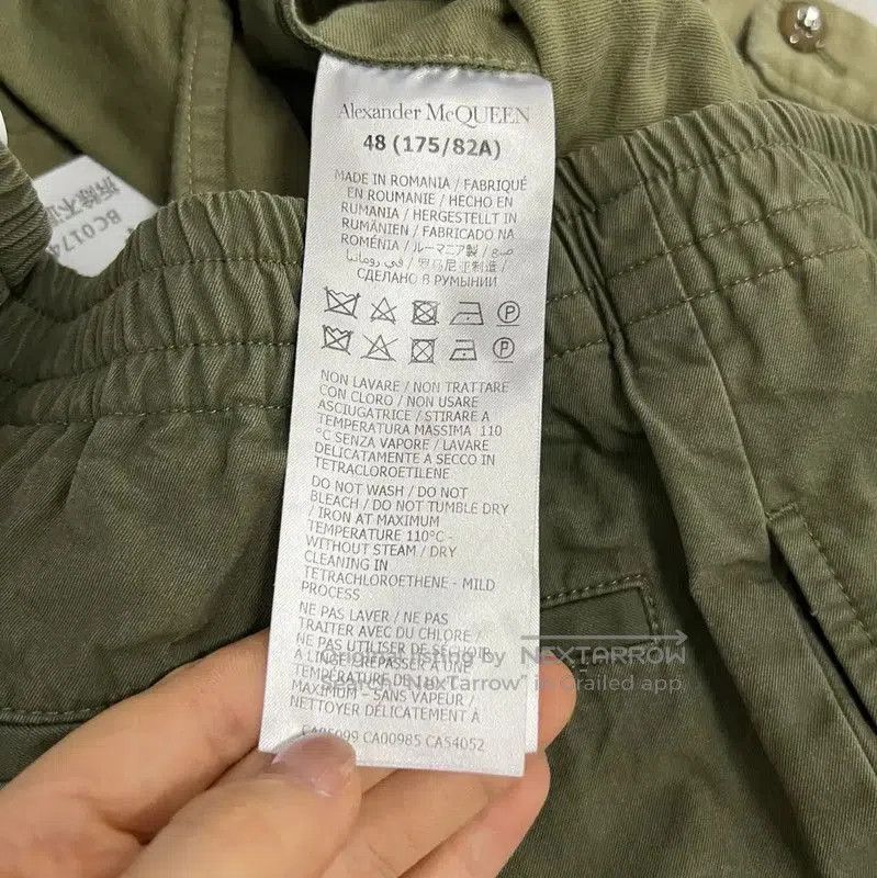Alexander McQueen Alexander McQueen Summer Green Cotton Casual Pants . Size US 32 / EU 48 - 4 Thumbnail