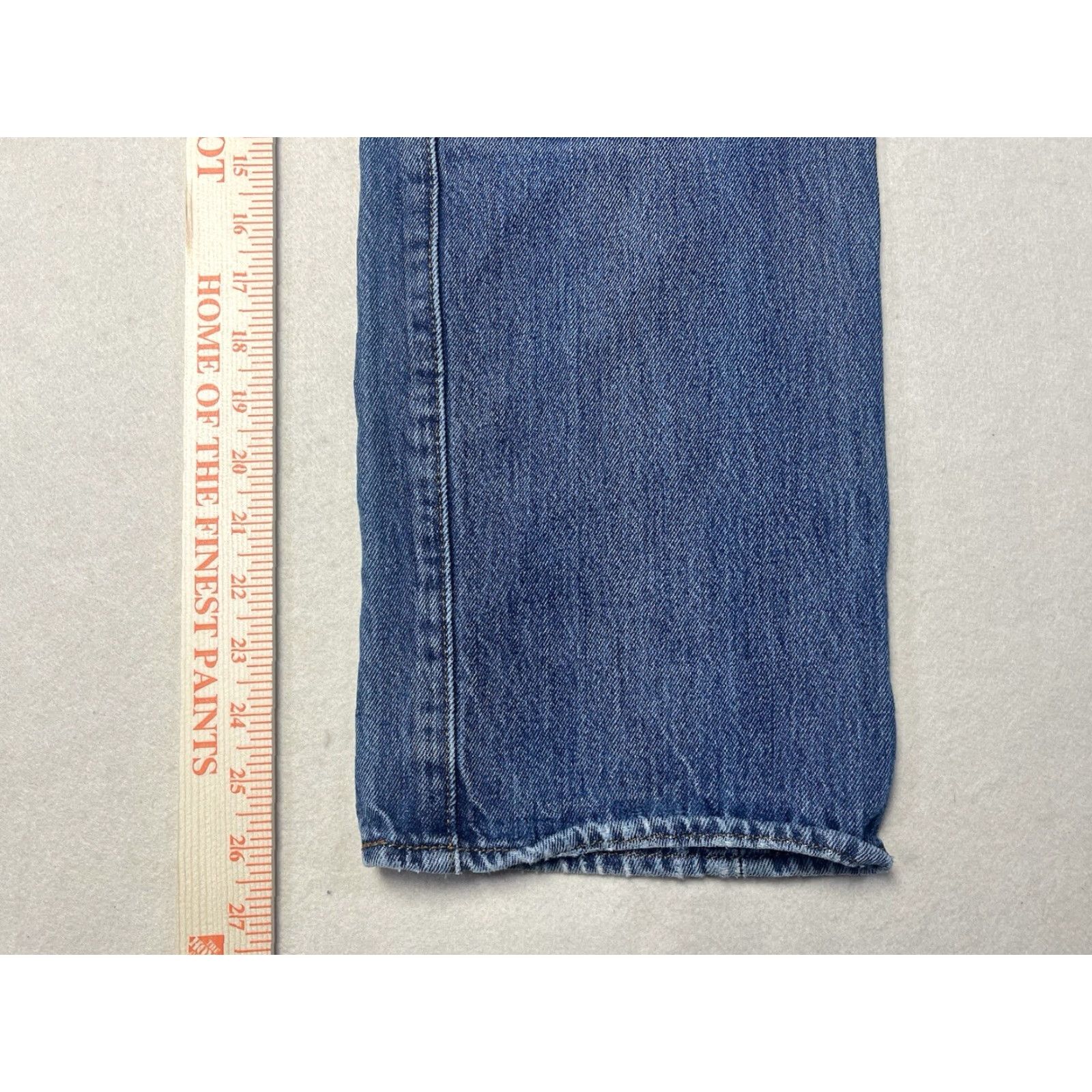 Levi's Levi's 501 Jeans Mens 36x30 Blue Medium Wash Distressed Button Fly Straight Leg 5-Pocket 90s USA Denim Cotton Casual Regular Mens Size US 36 / EU 52 - 5 Thumbnail