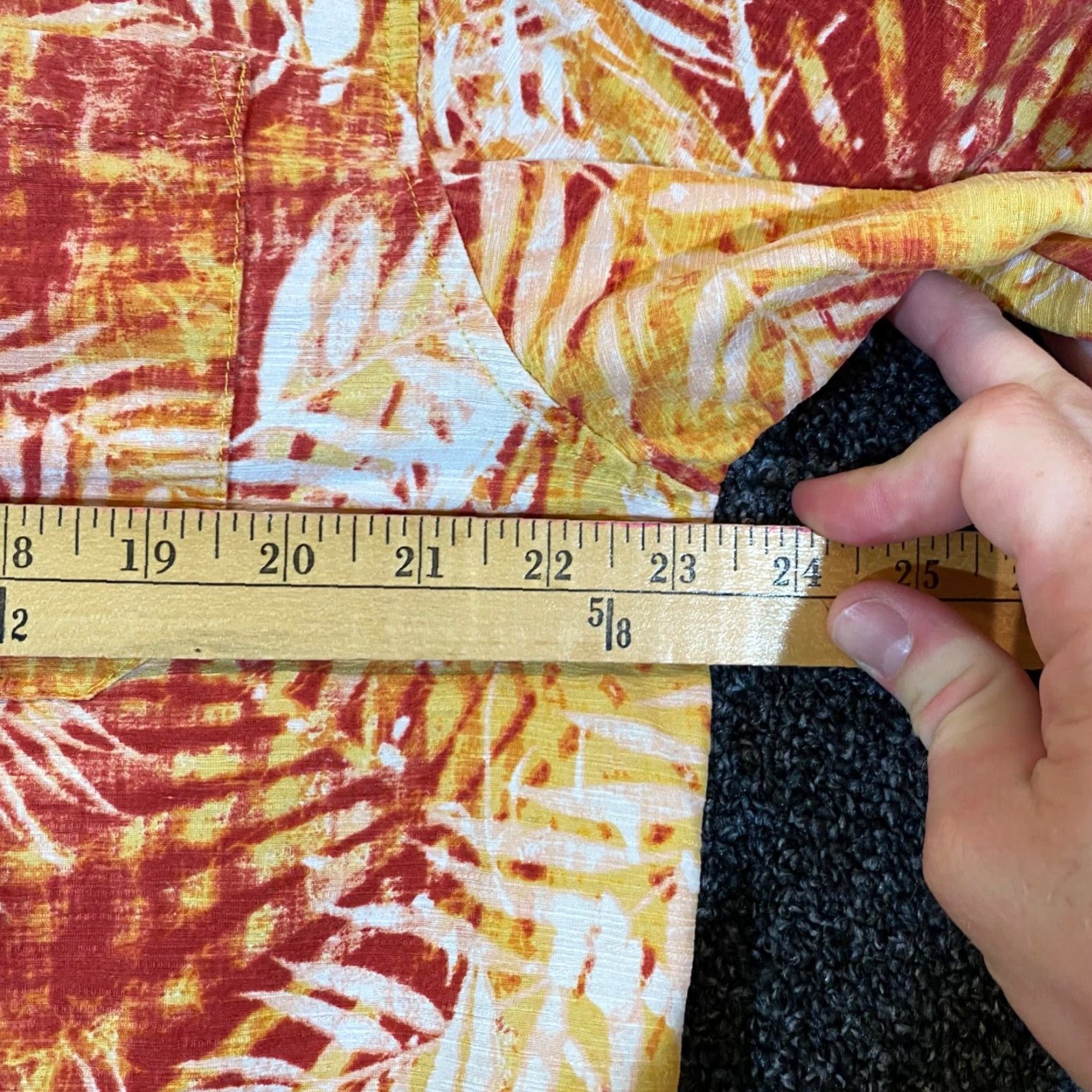 Vintage MARGARITAVILLE Shirt Men Large Orange Red Floral Hawaiian Jimmy Buffett 5 Oclock Size US L / EU 52-54 / 3 - 4 Thumbnail