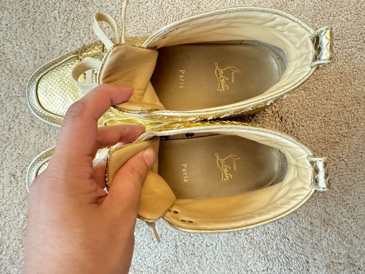 Christian Louboutin Christian Louboutin mens Gold skin shoes 43 US10 Size US 10 / EU 43 - 5 Thumbnail