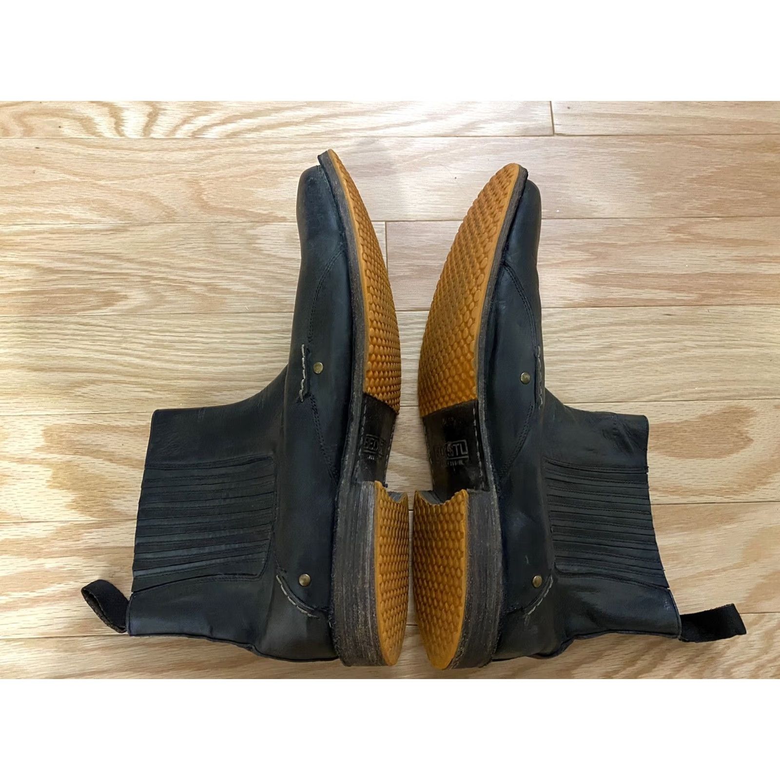Bed Stu Bed Stu Men's Black Leather Cobbler Series Chelsea Ankle Boots 11.5 Size US 12 / EU 45 - 5 Thumbnail