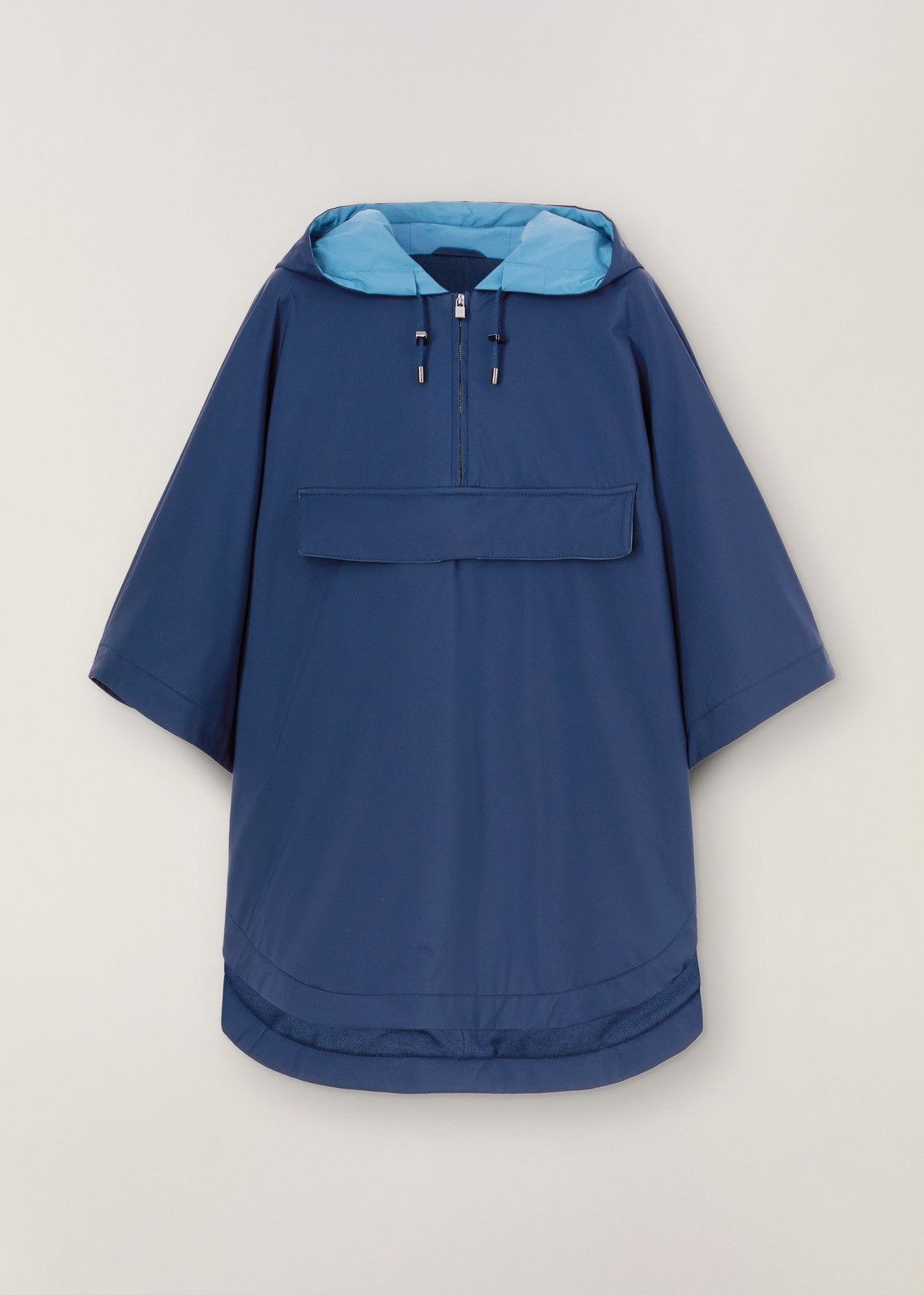 Loro Piana o1srvl11e0824 Size: OS / Haben Windmate Cape in Blue Size ONE SIZE - 1 Thumbnail