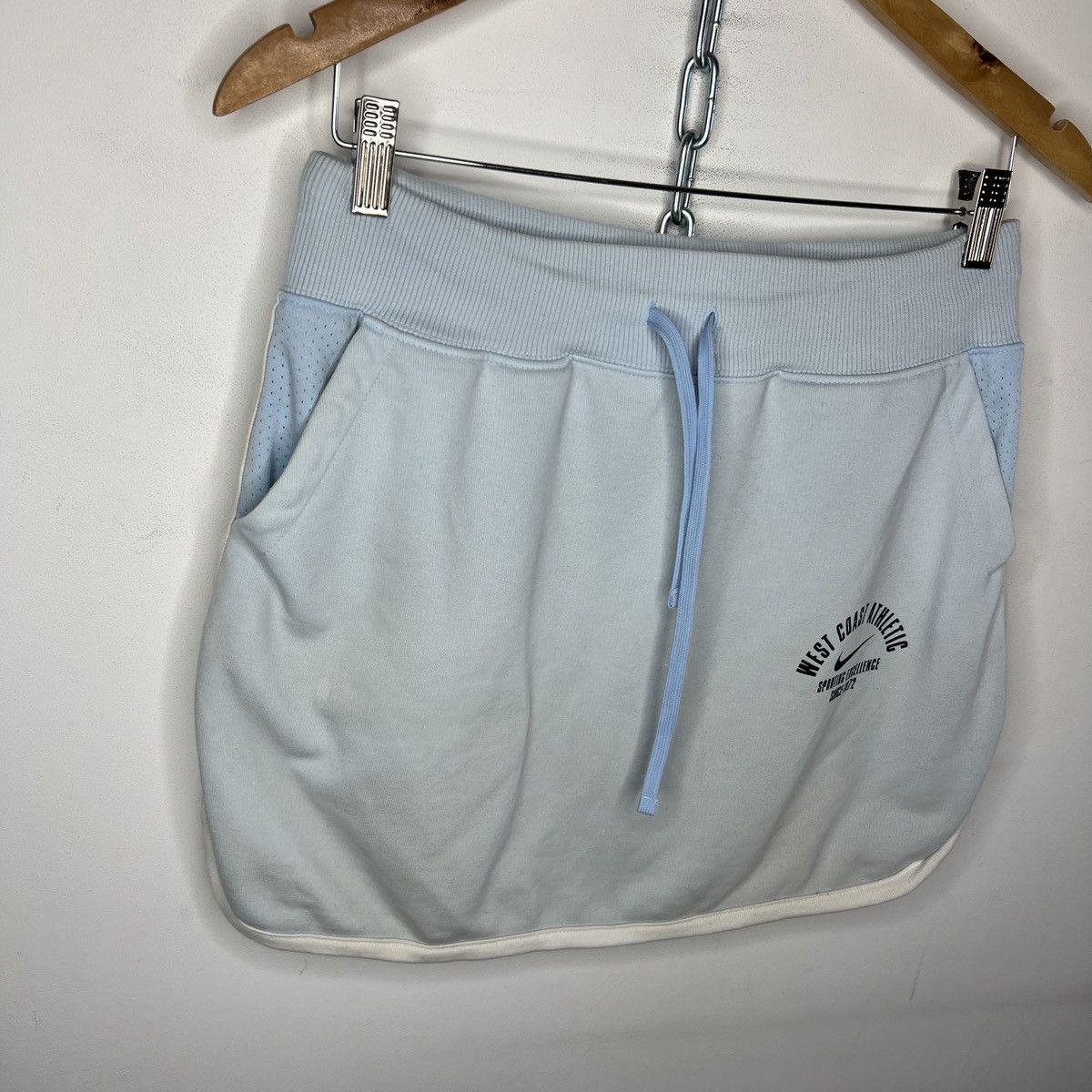Nike × Vintage Vintage Nike Skirt Y2K Baby Blue Size 28" / US 6 / IT 42 - 3 Thumbnail