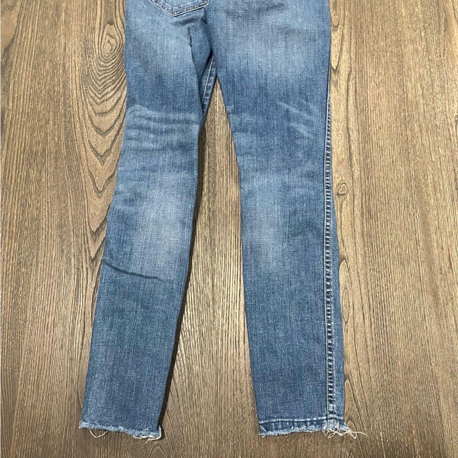 Madewell Madewell Mid Rise Ripped Knee Distressed Skinny Jean Size 25 Size 25" / US 0 / IT 36 - 11 Thumbnail