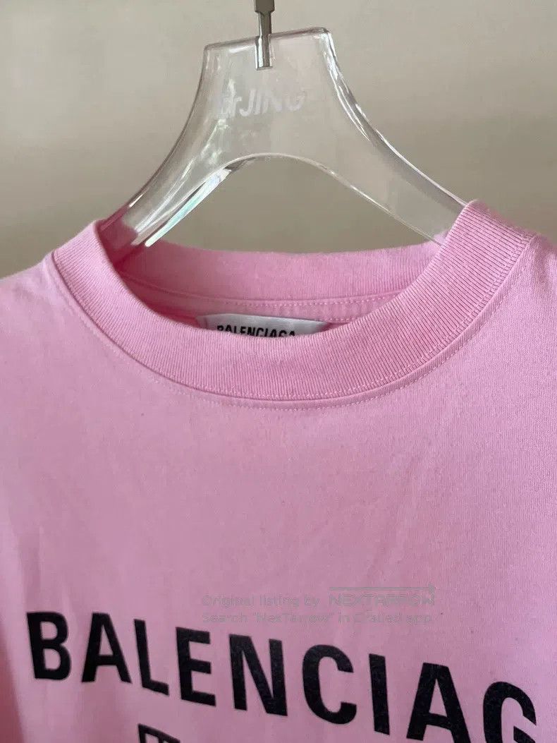 Balenciaga Balenciaga Letter logo pink short-sleeve T-shirt size s Size US S / EU 44-46 / 1 - 3 Thumbnail