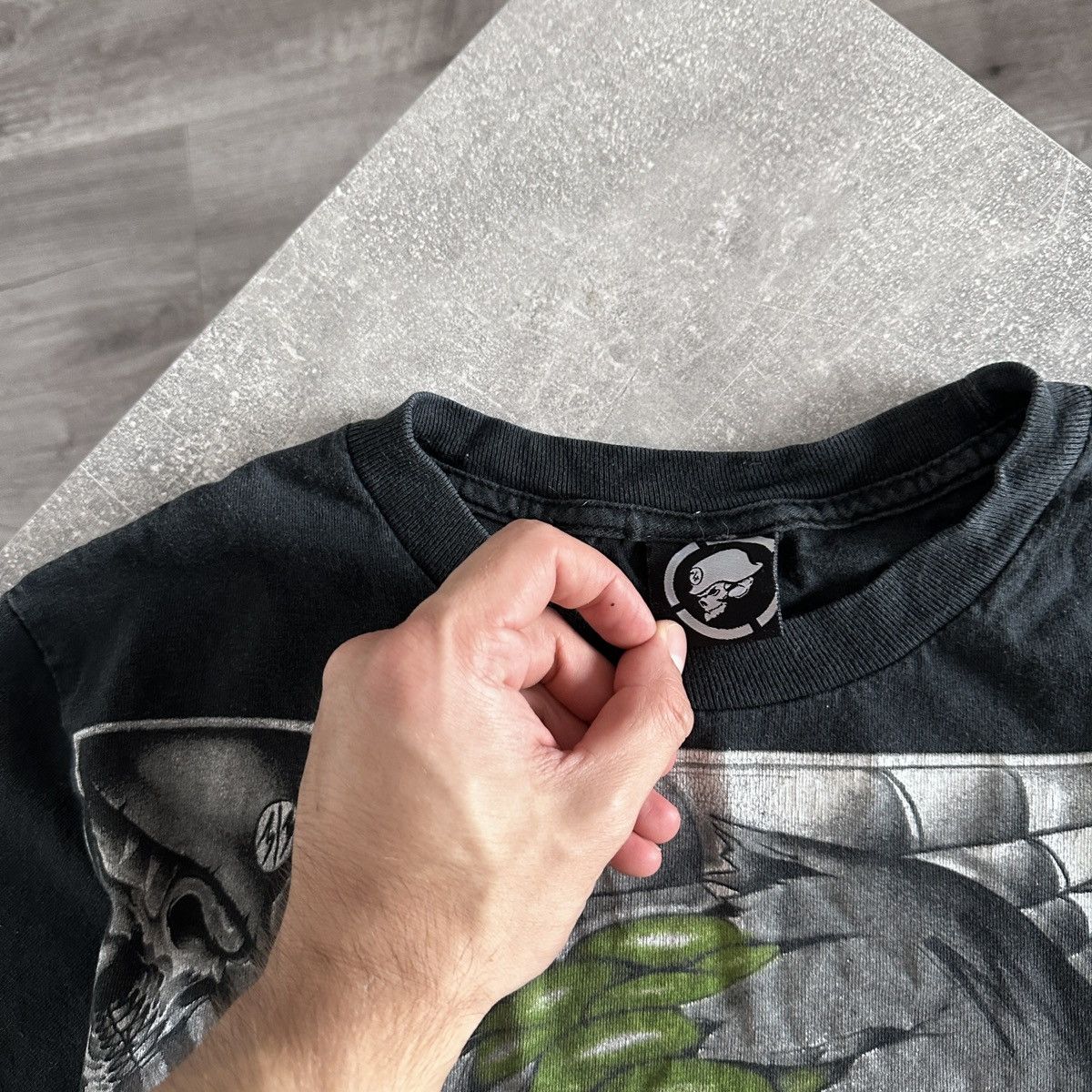 Vintage Vintage 90s Metal Mulisha skull printed tee soldier y2k og Size US S / EU 44-46 / 1 - 5 Thumbnail