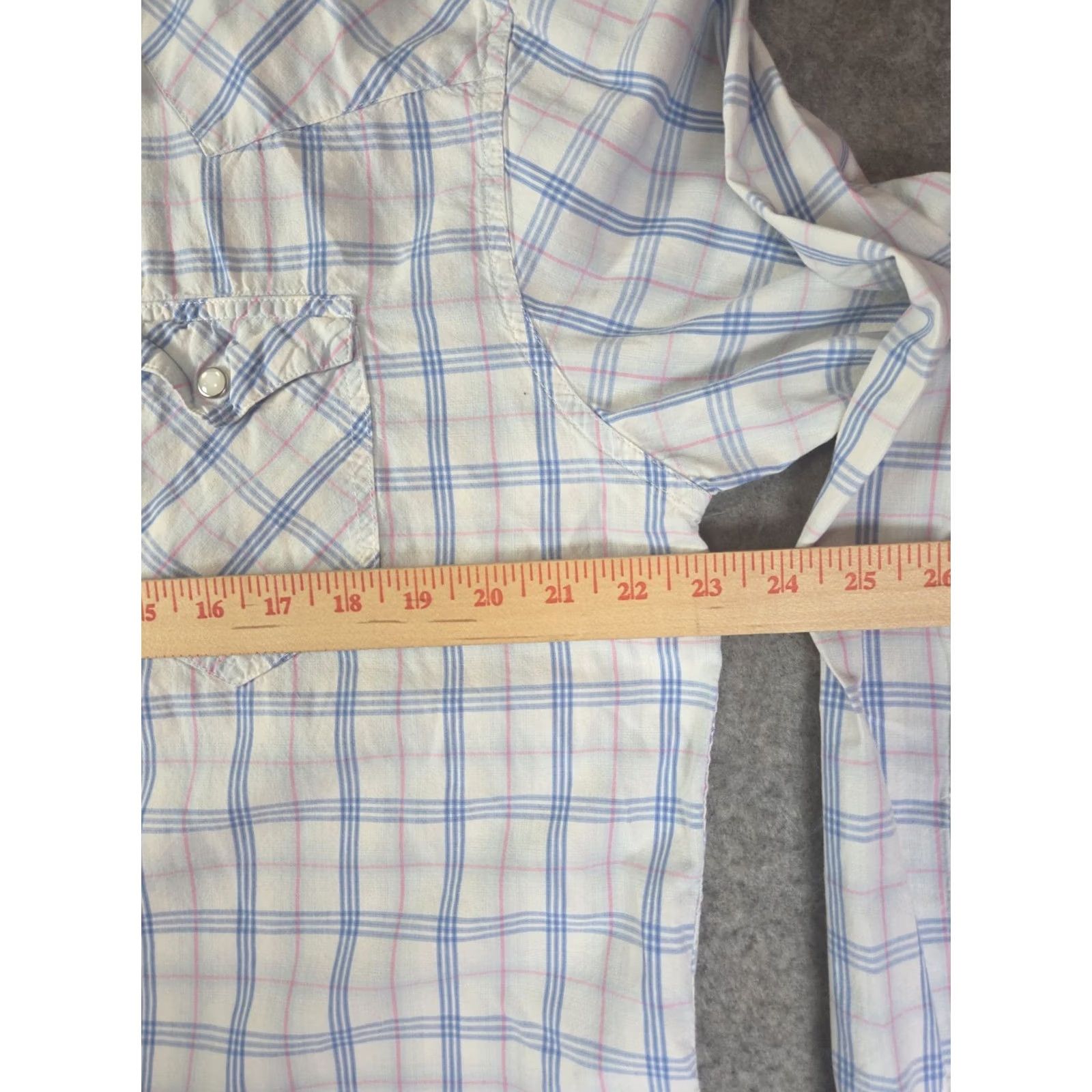 Aeropostale Aeropostale Mens Shirt Button Up Western Pearl Snap Plaid Large Size US L / EU 52-54 / 3 - 5 Thumbnail