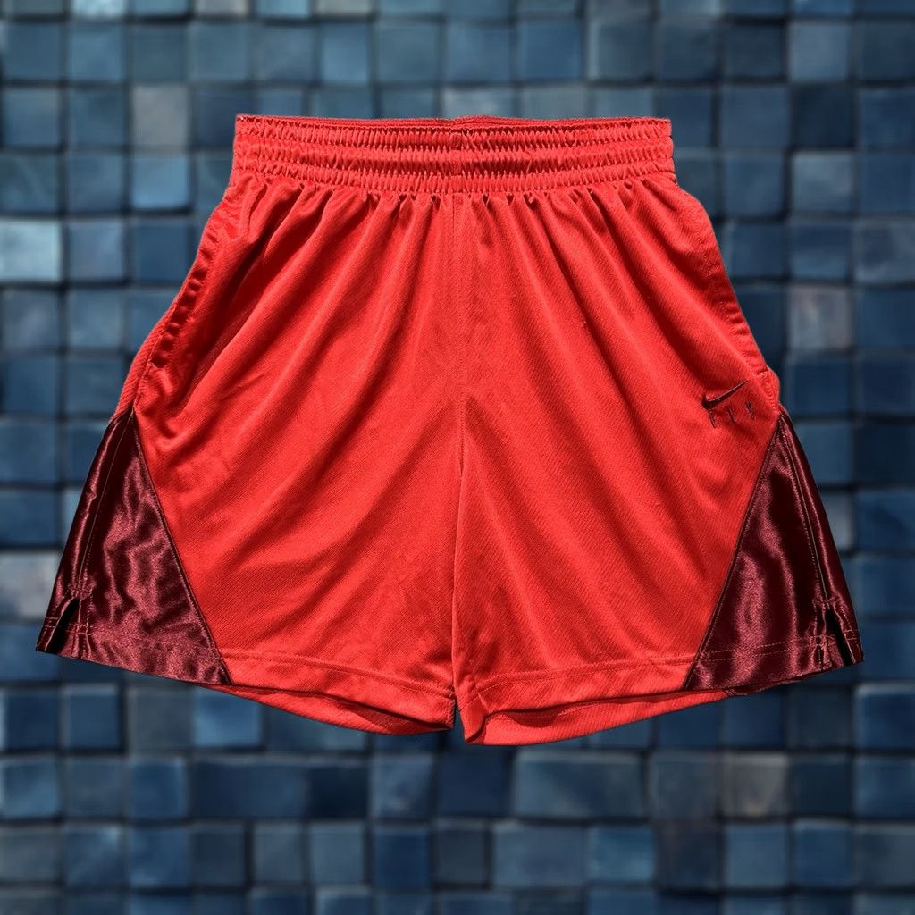 Nike Nike Dri-FIT ISoFly Basketball Shorts Womens Small Red Satin DH7363-658 GUC Size 28" / US 6 / IT 42 - 1 Thumbnail