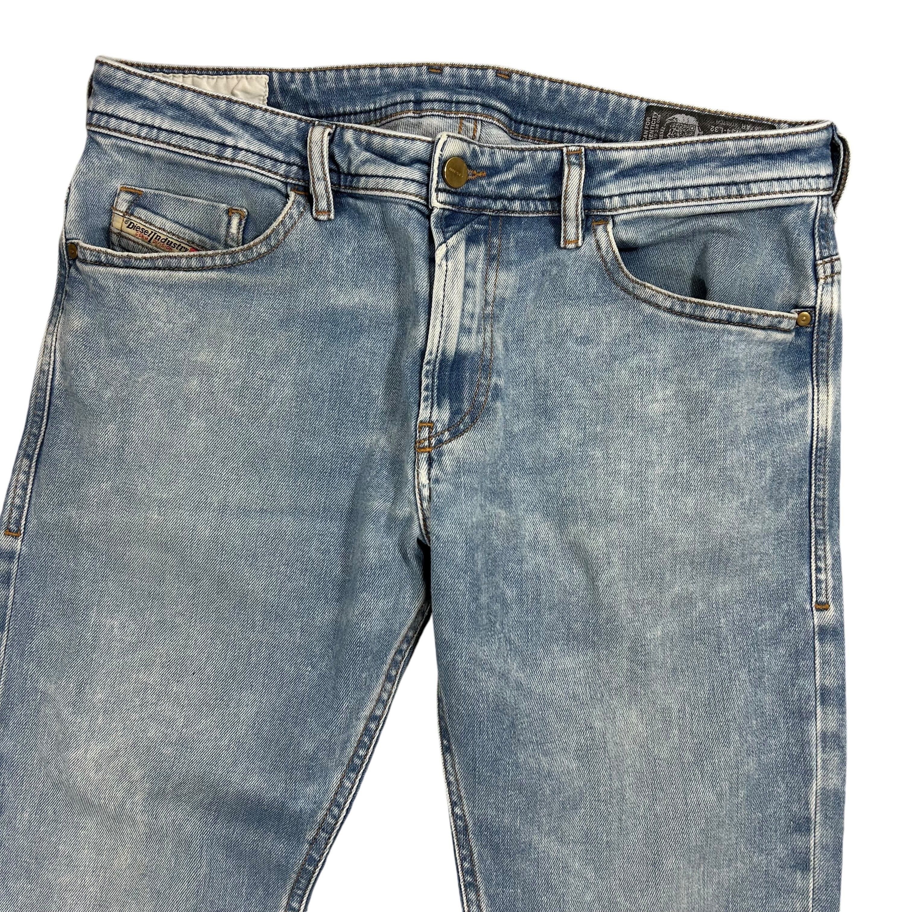 Diesel Diesel Thommer Slim Skinny Stretch Blue Denim Jeans W34L32 Size US 34 / EU 50 - 4 Thumbnail