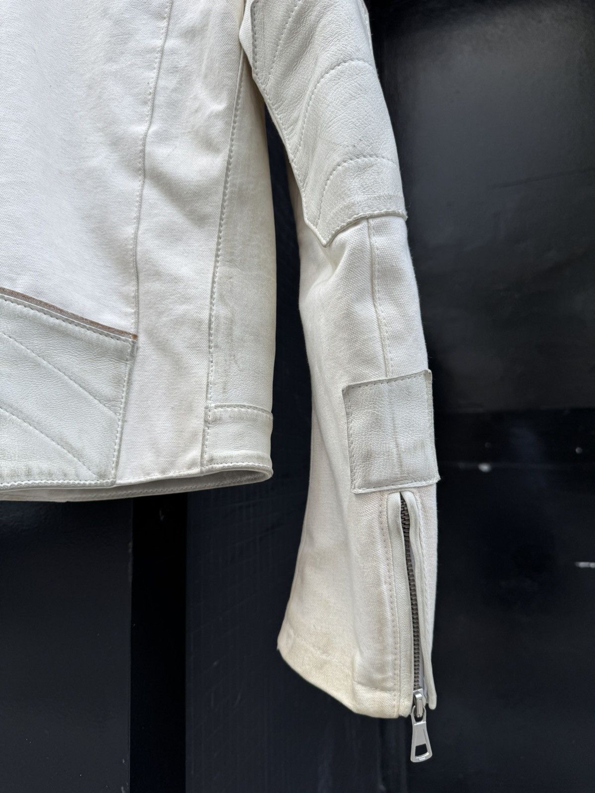 Maison Margiela Maison Martin Margiela SS05 Distressed Leather Biker Jacket Size US M / EU 48-50 / 2 - 12 Thumbnail