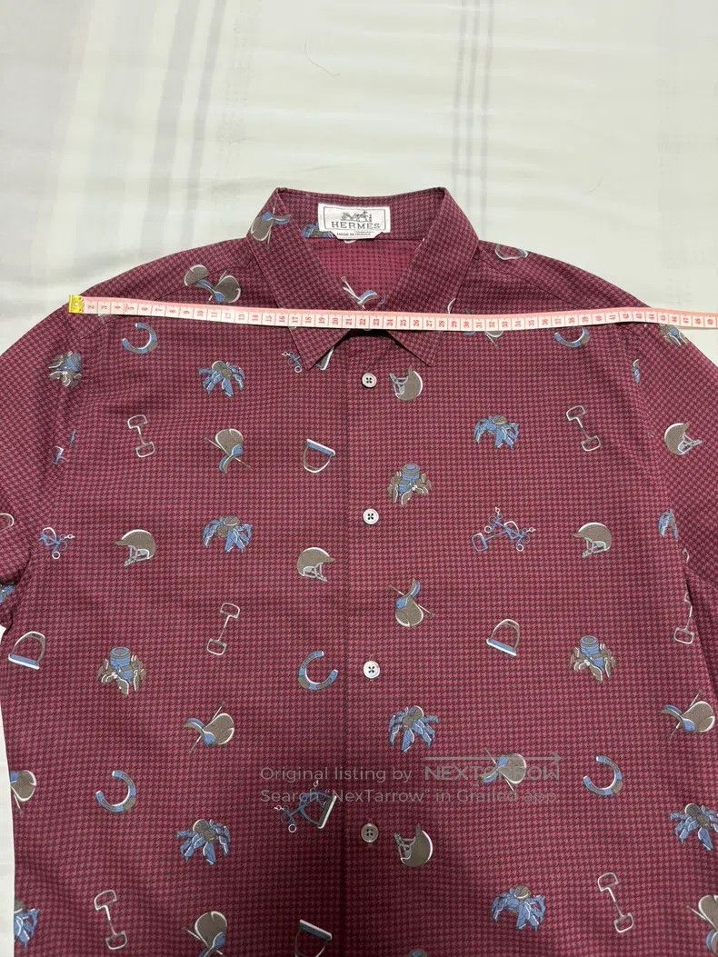 Hermes Hermes size 38 Shirt with special color, classic pattern de Size XS / US 0-2 / IT 36-38 - 3 Thumbnail