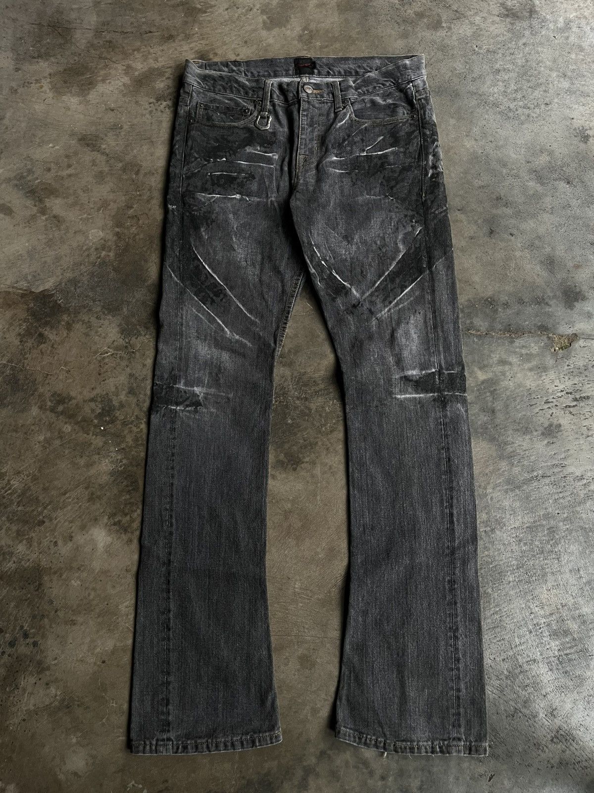 14th Addiction JAPANESE JACKROSE FLARE BOOT CUT VKEI SEDITIONARIES PANTS Size US 33 - 1 Thumbnail