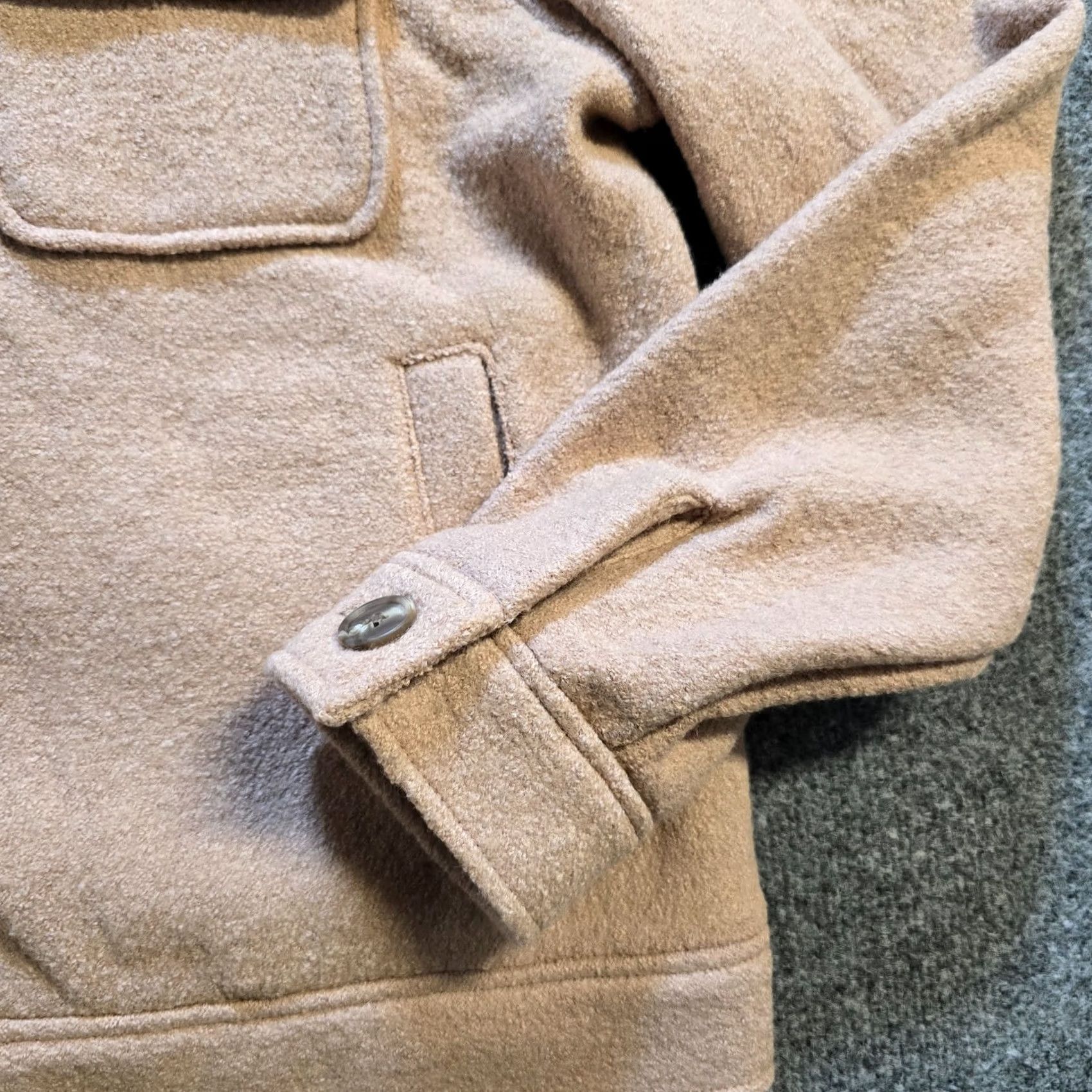 Joie VINTAGE? No — Joie Jacket Women XL Brown Wool Shacket Long Sleeve Pockets Casual Classic Utility Jacket Size XL / US 12-14 / IT 48-50 - 5 Thumbnail
