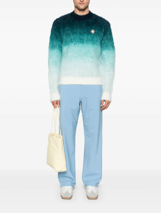 Casablanca BNWT AW24 CASABLANCA GRADIENT MOHAIR SWEATER L Size US L / EU 52-54 / 3 - 14 Thumbnail