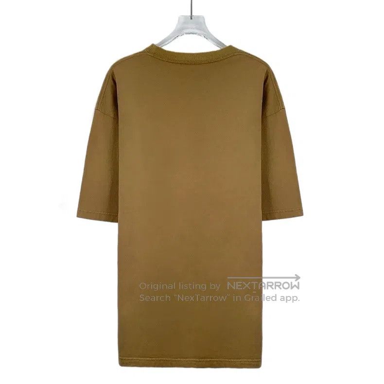 Balenciaga Balenciaga Brown Logo Letter Embroidered Cotton Round Neck Size US S / EU 44-46 / 1 - 2 Thumbnail