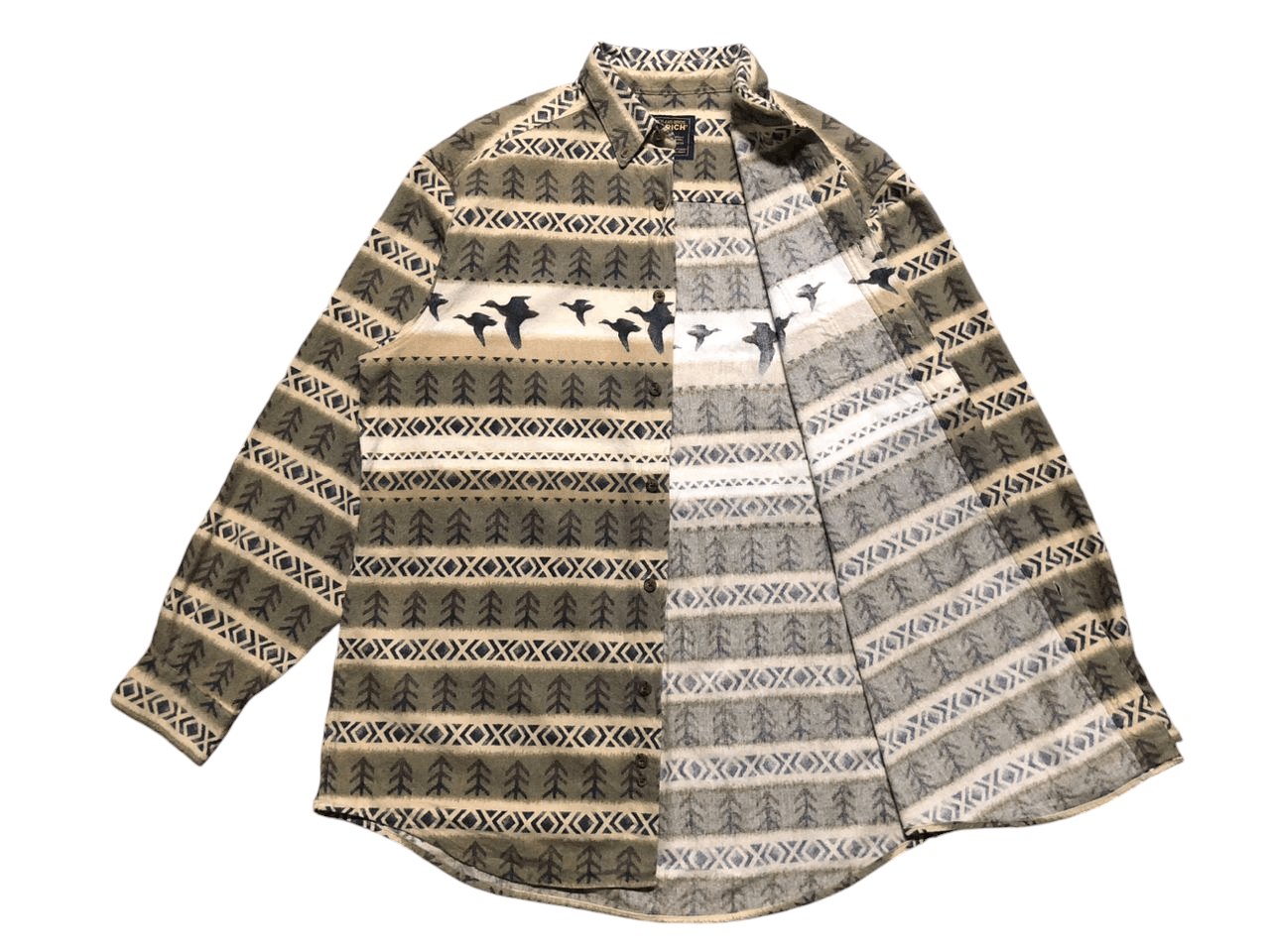 Woolrich Woolen Mills Vintage 90s Woolrich Shacket Duck Arrow Button Up Shirt Size US L / EU 52-54 / 3 - 4 Thumbnail