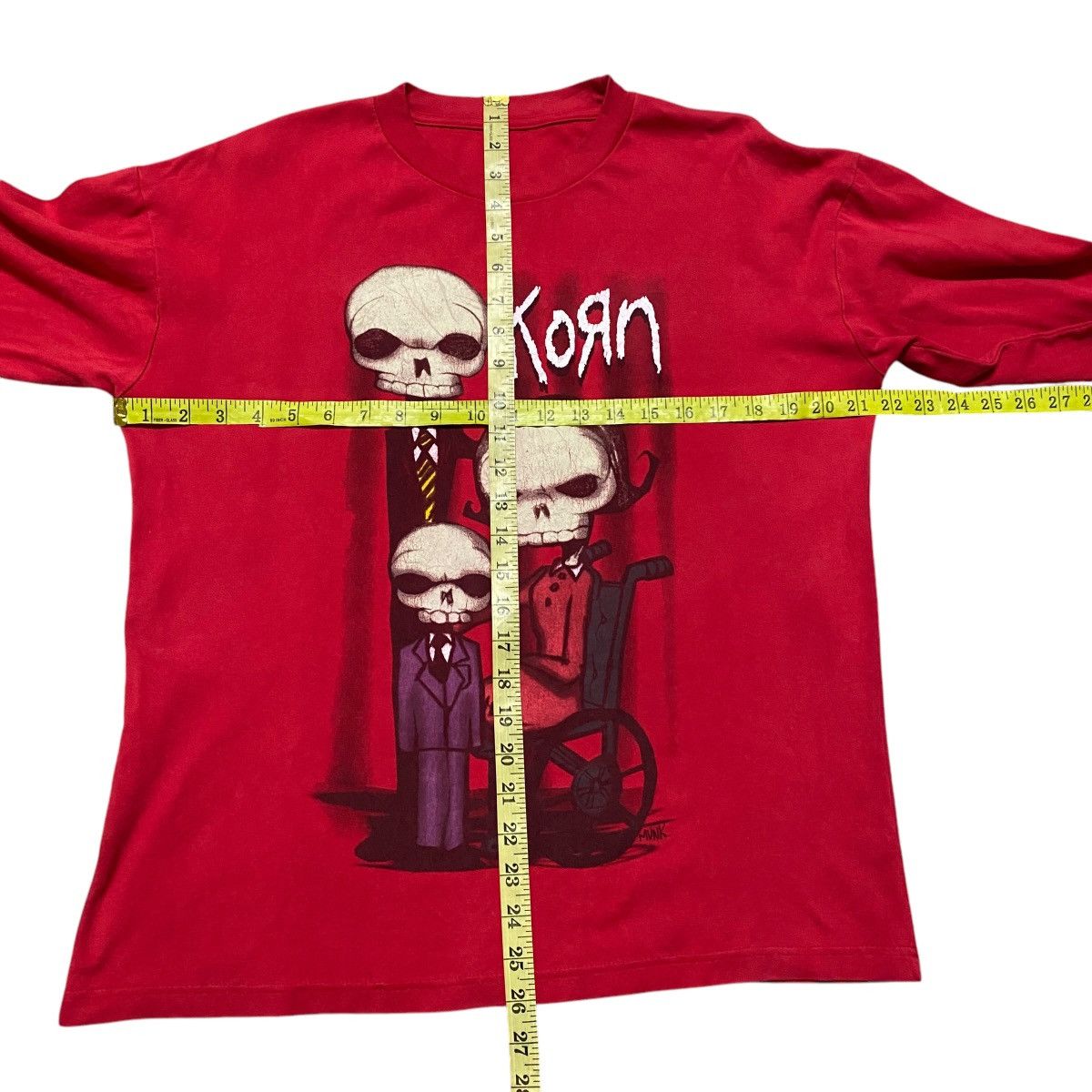 Band Tees Vintage Y2K Korn Shirt Longsleeve Skeletons Size US L / EU 52-54 / 3 - 9 Thumbnail