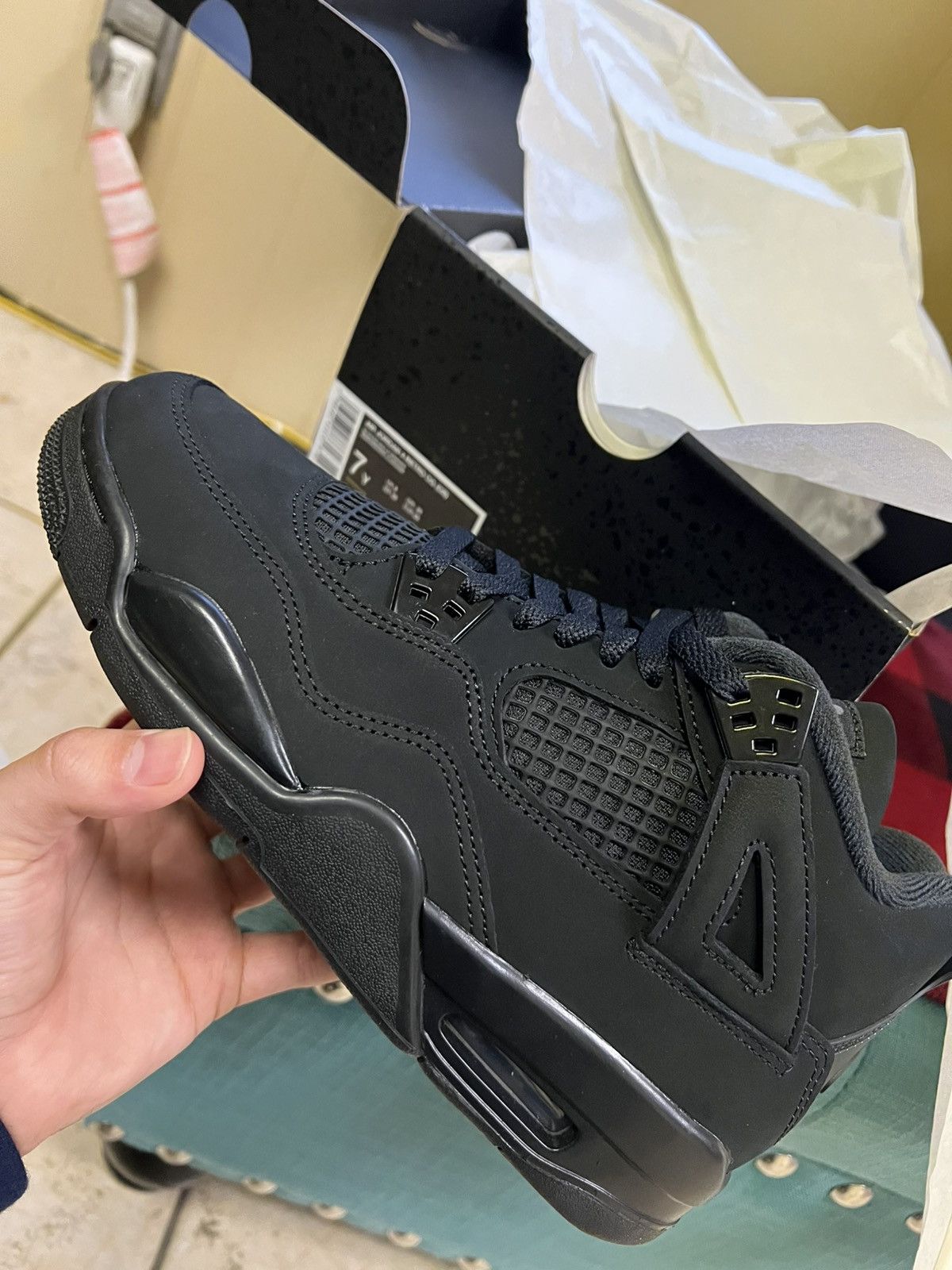 Jordan Brand Jordan 4 Black Cat Size US 7 / EU 40 - 1 Thumbnail