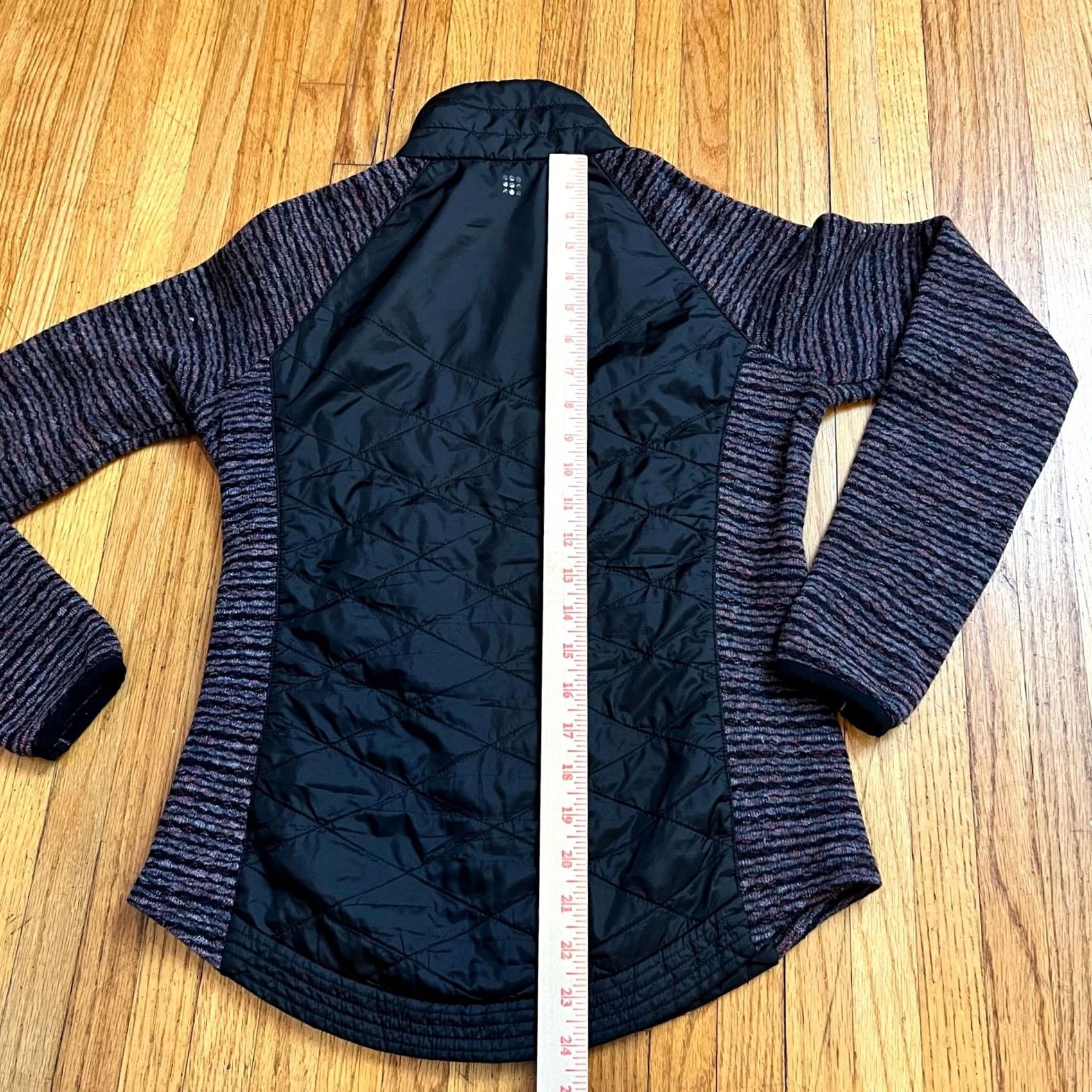Vintage Title Nine Jacket Womens Small Black Wool Puffer Long Sleeve Purple Blend Trail Womens Size S / US 4 / IT 40 - 5 Thumbnail