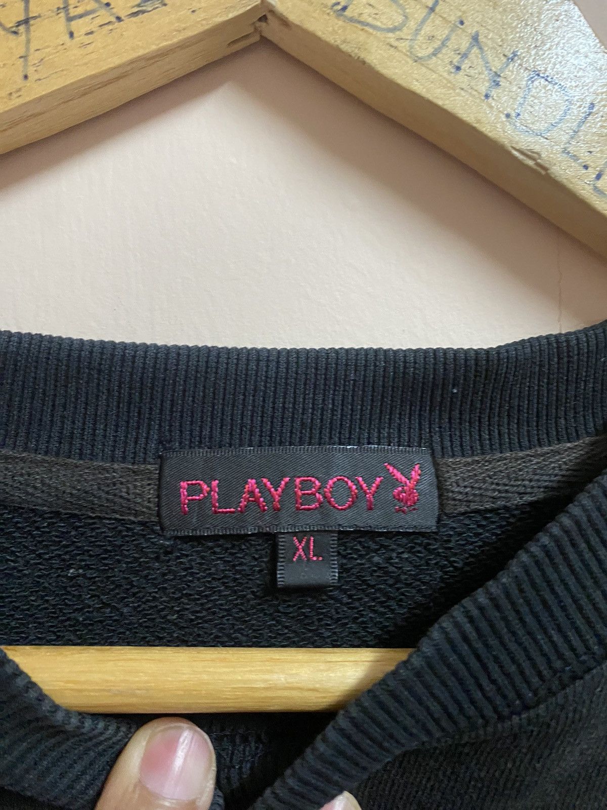 Designer × Playboy Playboy Crewneck Big Logo Embroidery Logo Size US XL / EU 56 / 4 - 3 Thumbnail
