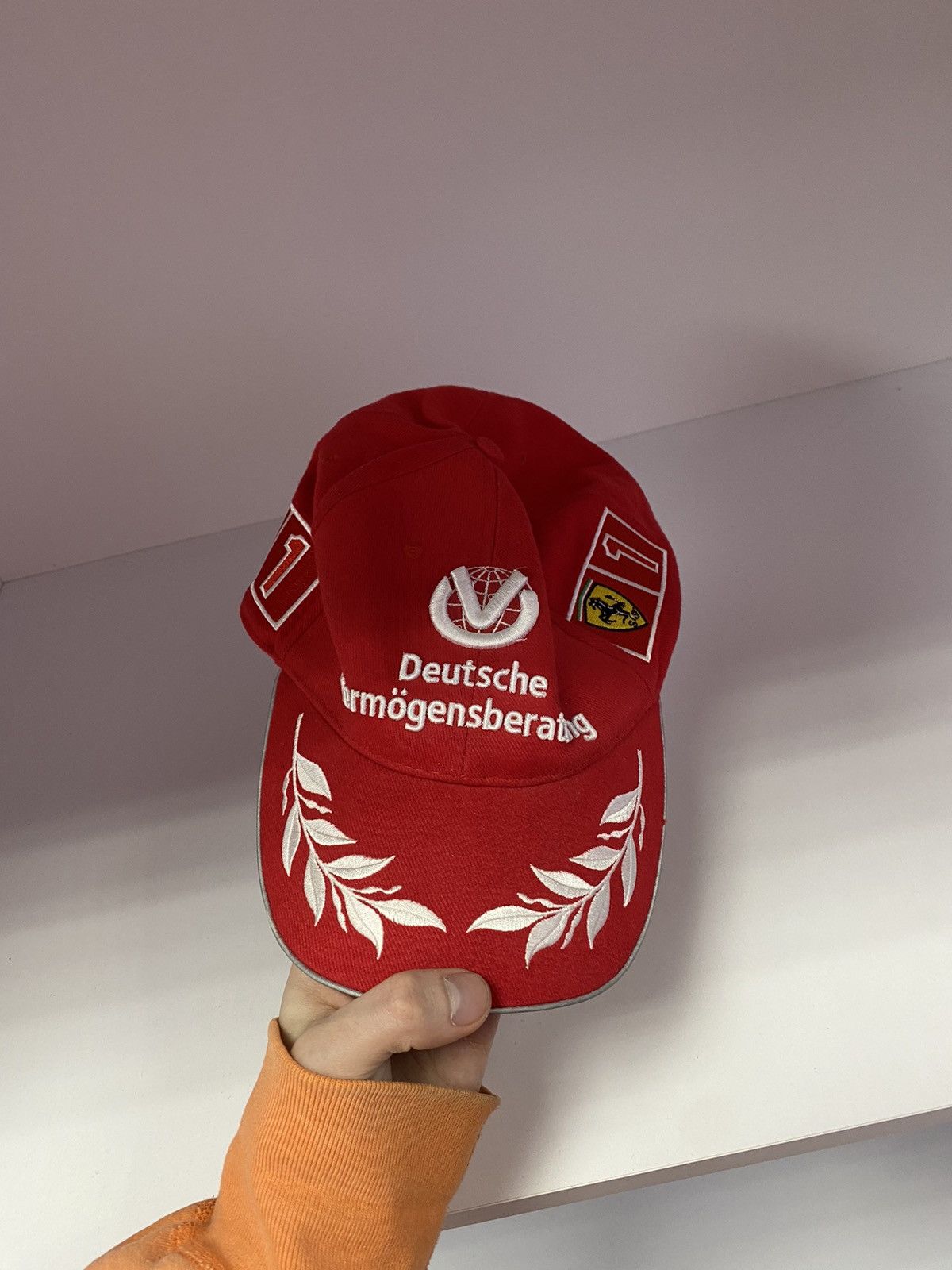 Ferrari × Vintage Vintage Ferrari Racing Cap Size ONE SIZE - 9 Thumbnail
