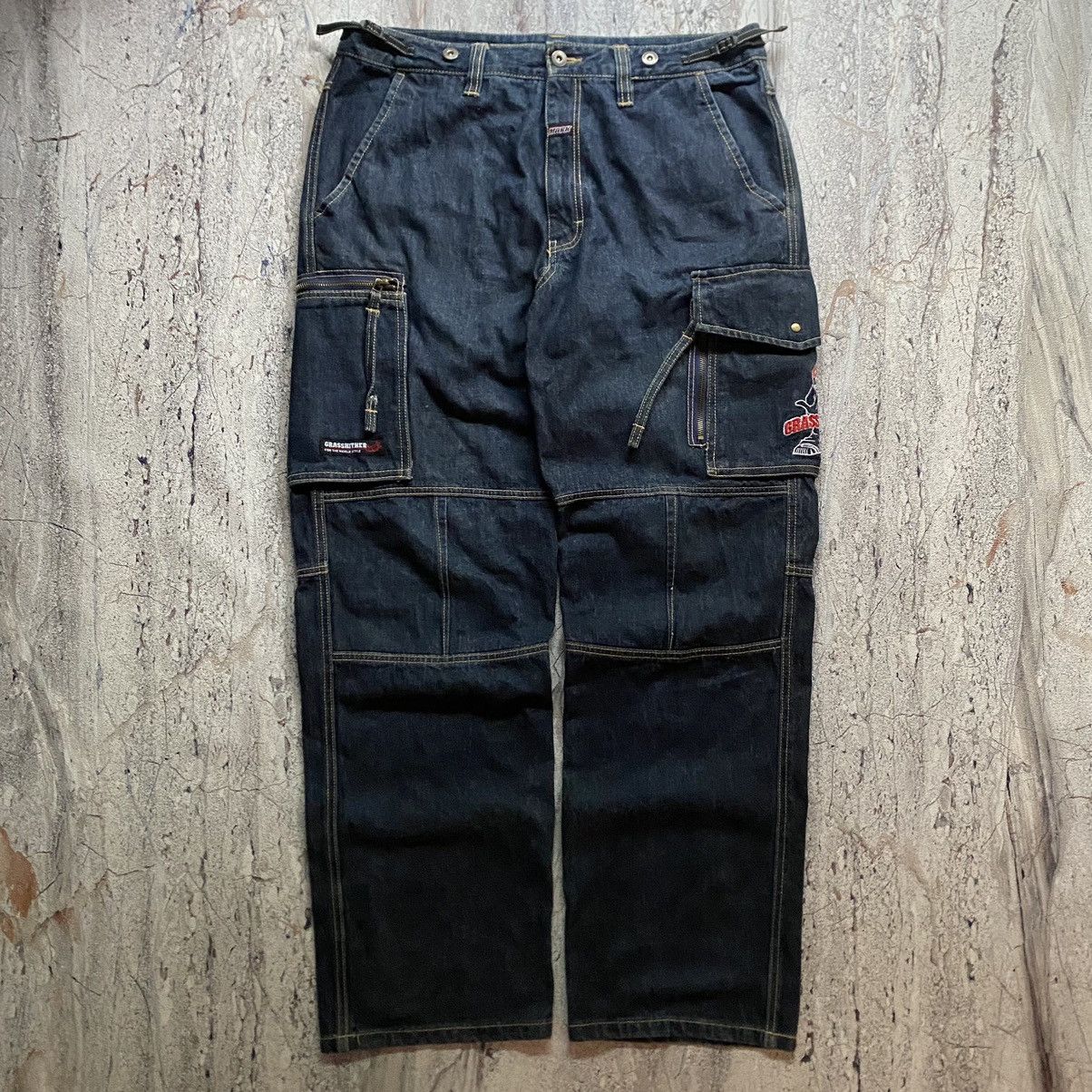 Vintage Vintage Grass Hither Graffiti Streetwear Hip-Hop Jeans Size US 35 - 7 Thumbnail