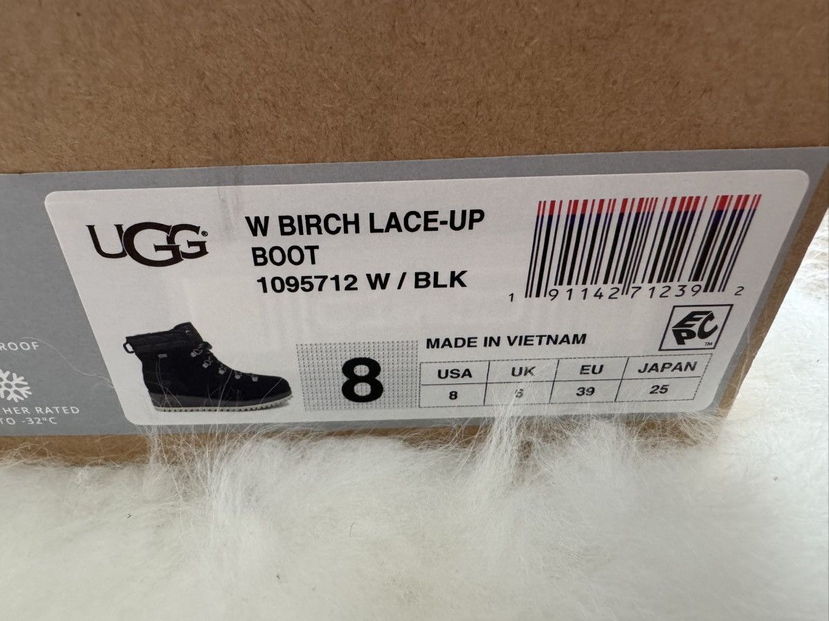 Ugg UGG Birch Waterproof Black Suede Wool lined Wedge boots Size US 8 / IT 38 - 11 Thumbnail