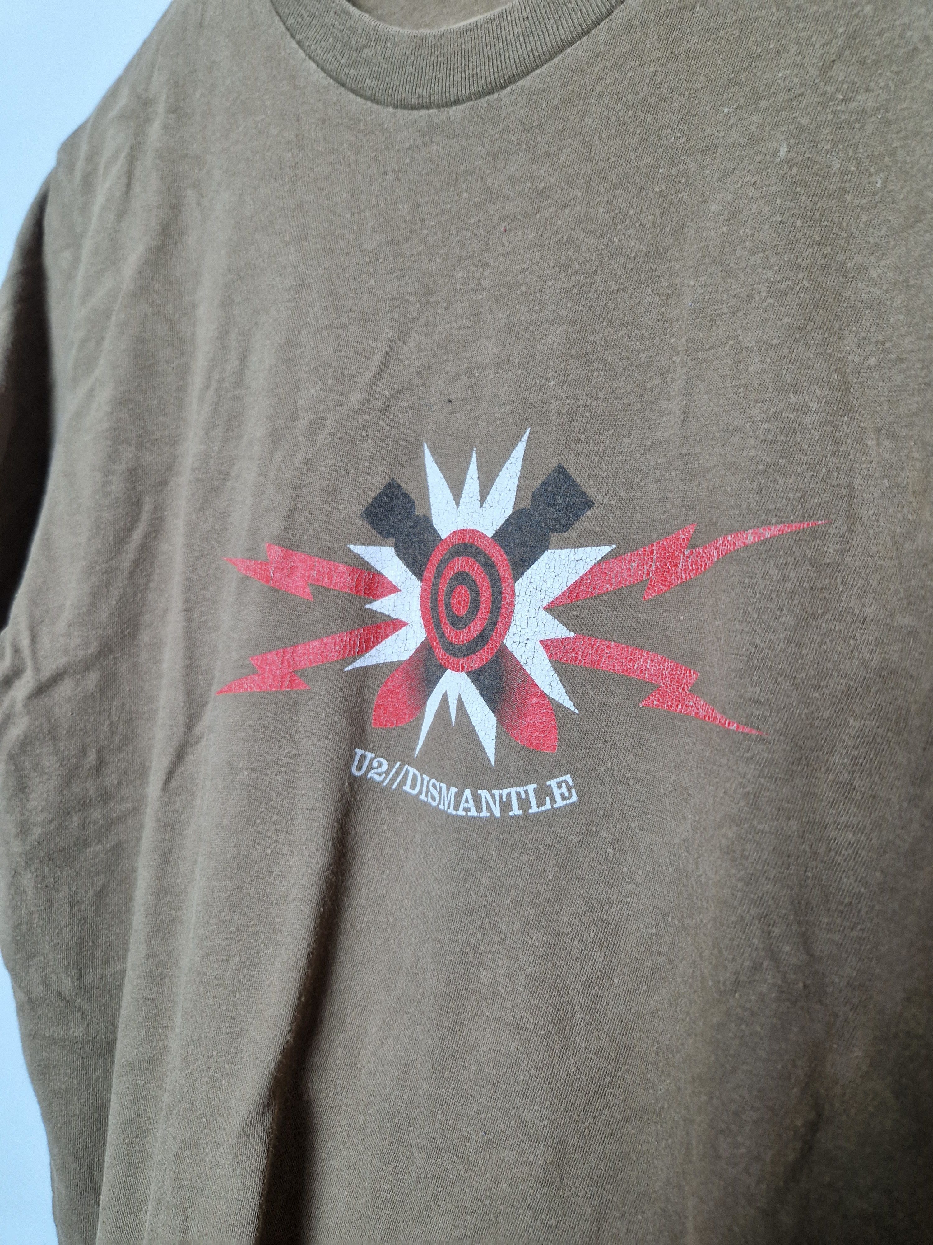 Band Tees U2 VERTIGO TOUR 2001 DISMANTLE TEE y2k made in usa Size US M / EU 48-50 / 2 - 5 Thumbnail