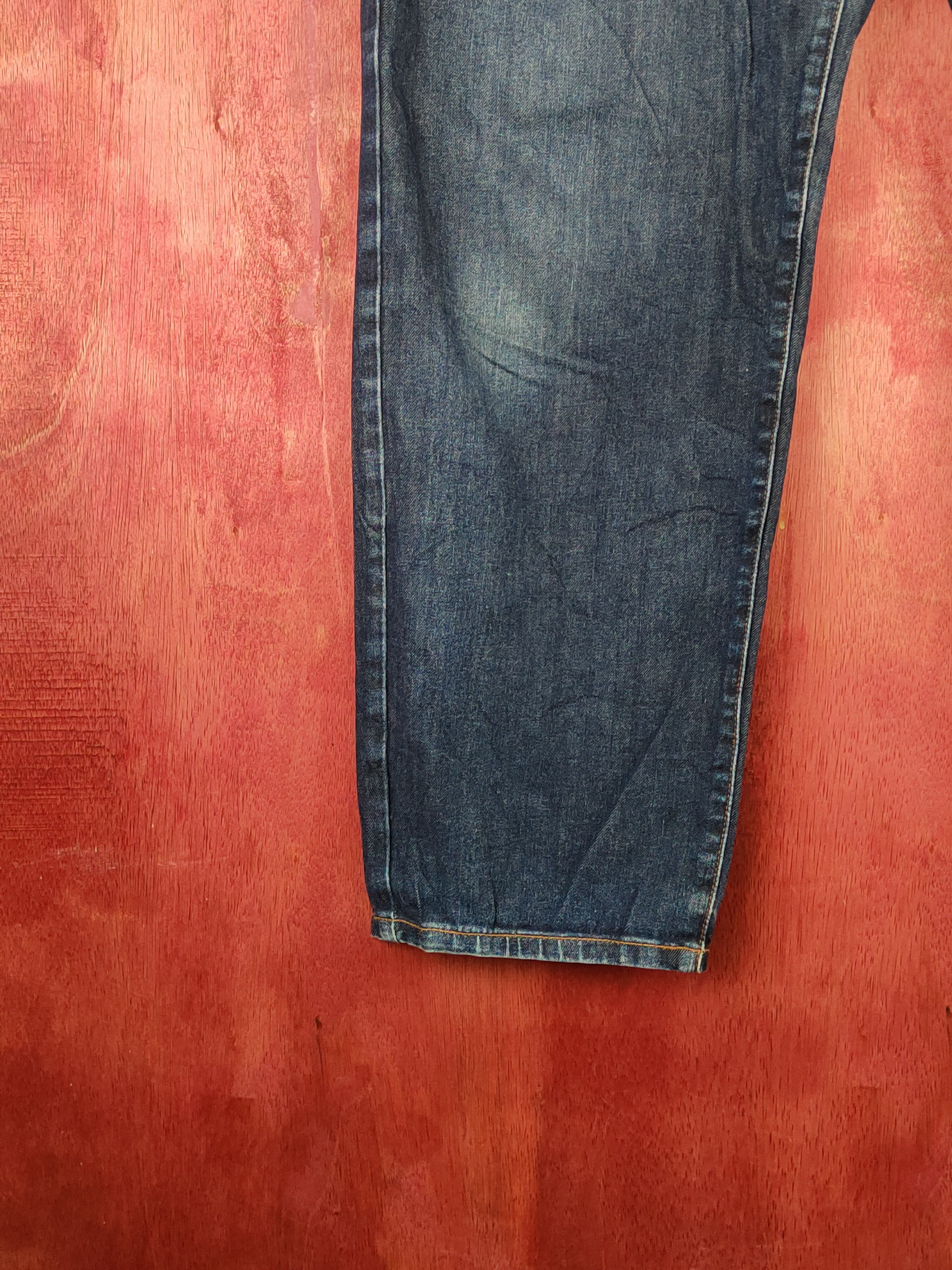 Japanese Brand Japanese Brand Dark Blue Distressed Ripped Jeans #S1690 Size US 31 - 4 Thumbnail