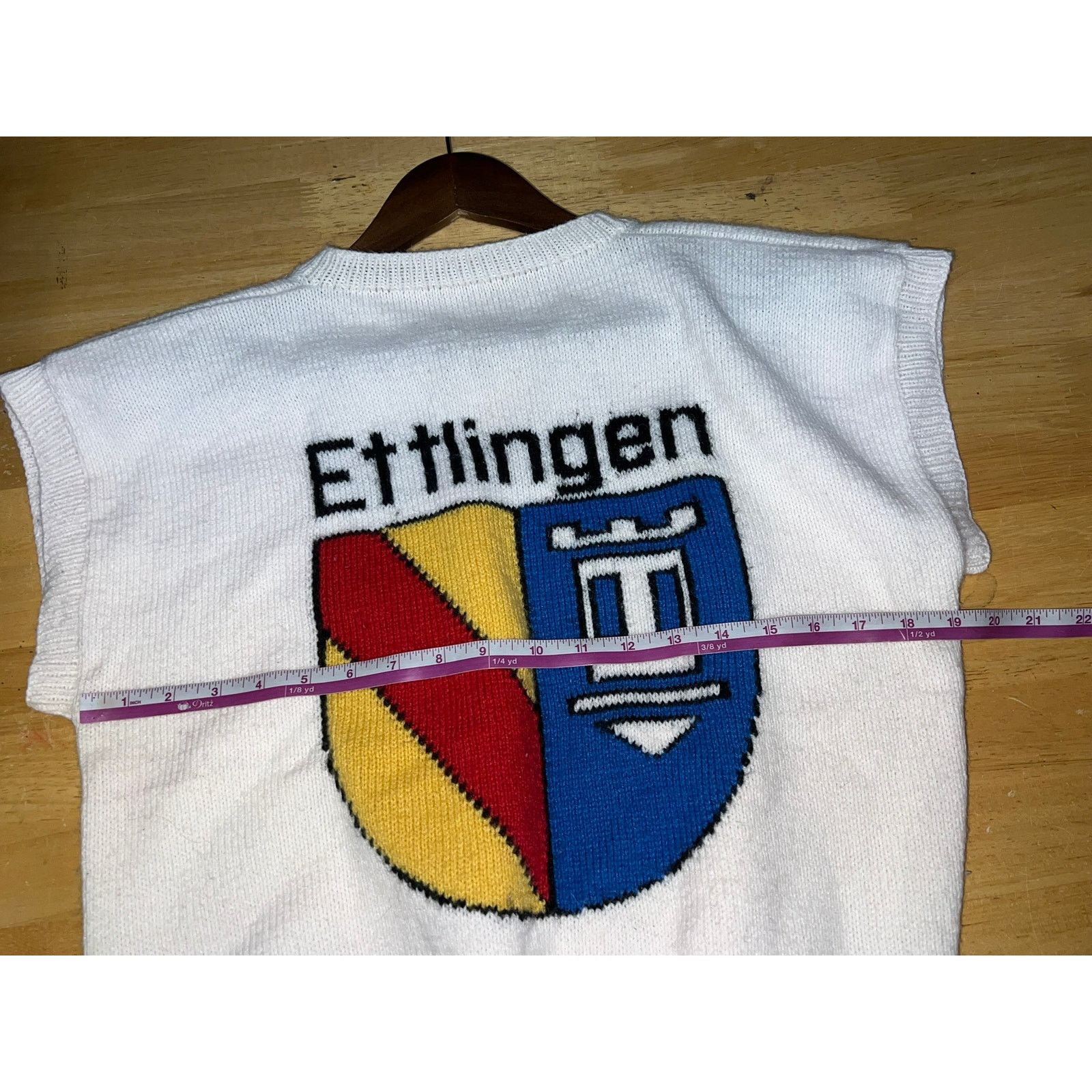 Vintage Vintage Ettlingen Sweater Germany Town City Graphic Vest M Size US M / EU 48-50 / 2 - 7 Thumbnail