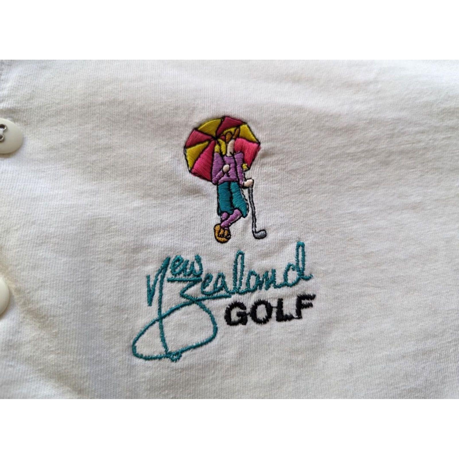Vintage New Zealand Golf Polo Shirt Mens XL White Vintage Size US XL / EU 56 / 4 - 2 Thumbnail