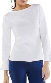 Anatomie ANATOMIE Helena button sleeve cashmere sweater white Size M / US 6-8 / IT 42-44 - 1 Thumbnail