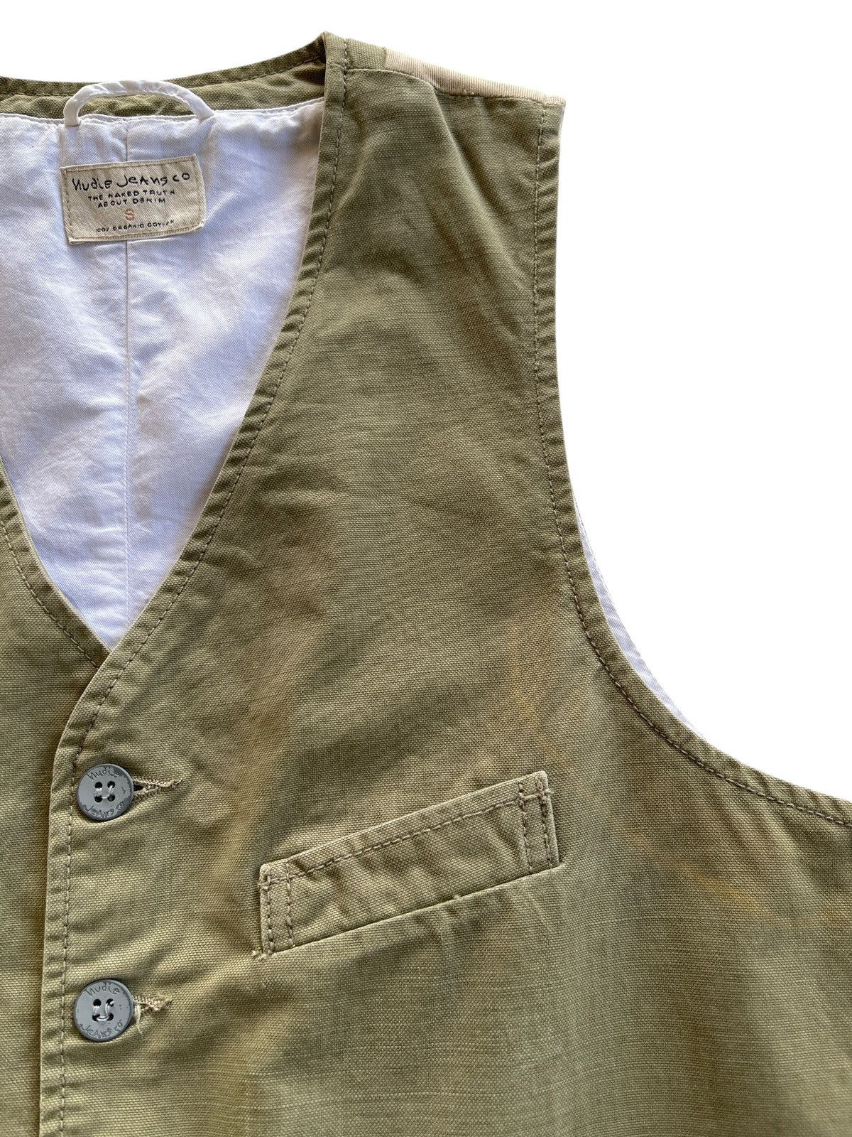 Nudie Jeans Nudie Jeans GUSTAV Beech Green Vest Size US S / EU 44-46 / 1 - 5 Thumbnail