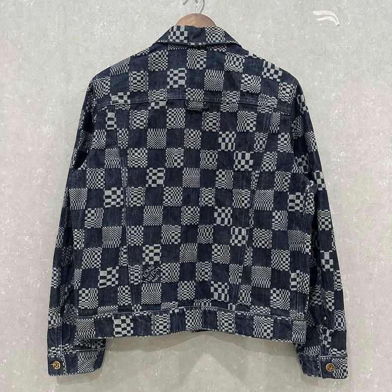 Louis Vuitton Louis Vuitton Checkerboard denim jacket 2505-Nextarrow Size US M / EU 48-50 / 2 - 2 Thumbnail